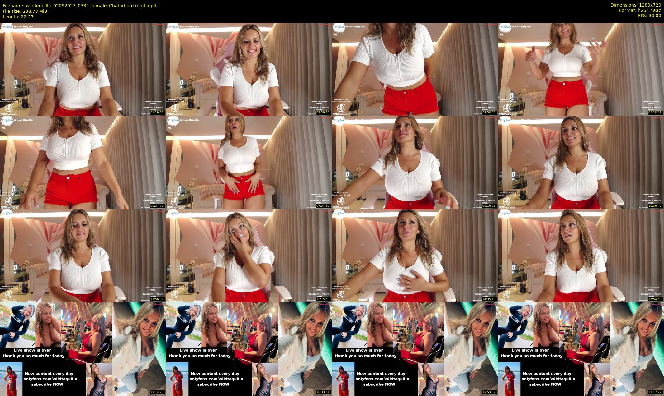 wildtequilla — 23 minute Chaturbate couple cam show recording, 720p, Sep 2, 2023