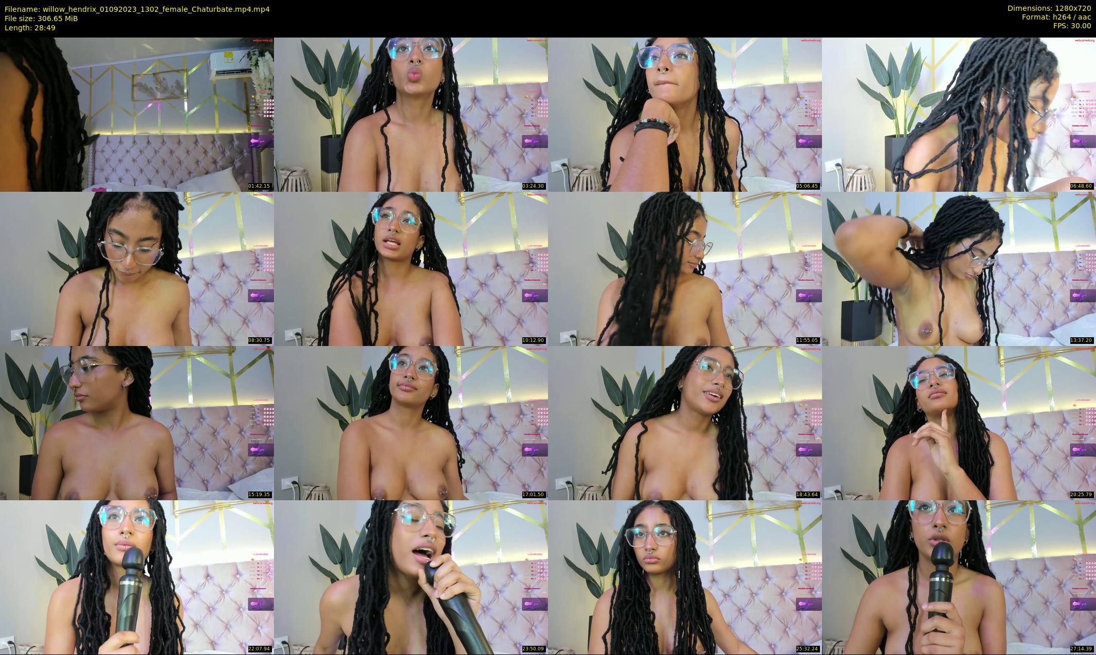 willow_hendrix — 29 minute Chaturbate female cam show recording, 720p, Sep 1, 2023