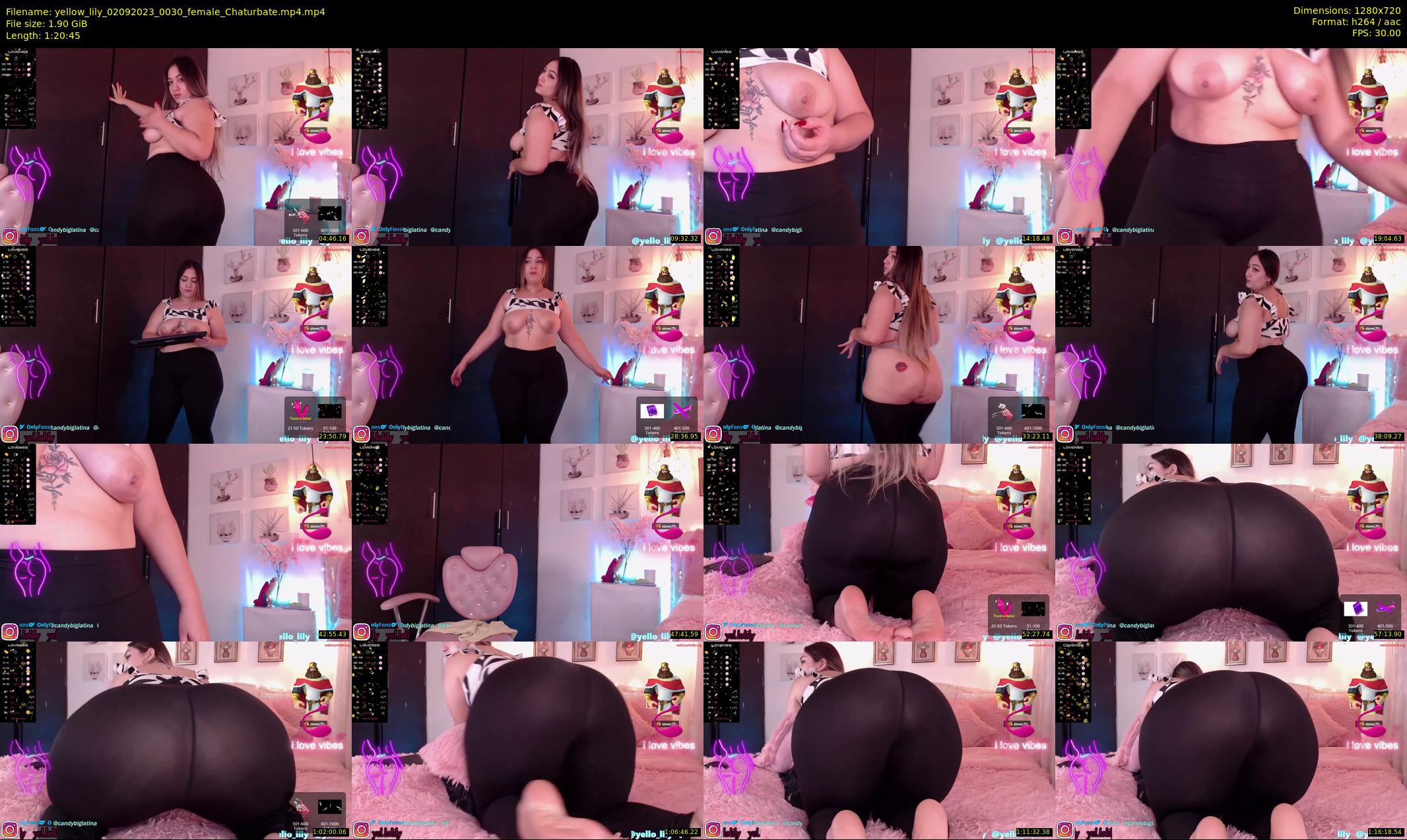 yellow_lily — 81 minute Chaturbate female cam show recording, 720p, Sep 2, 2023