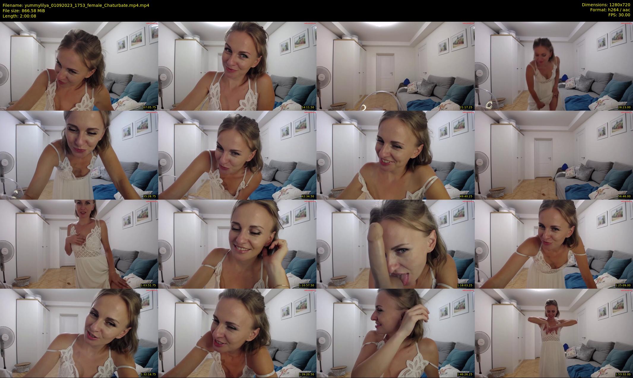 yummylilya — 121 minute Chaturbate female cam show recording, 720p, Sep 1, 2023