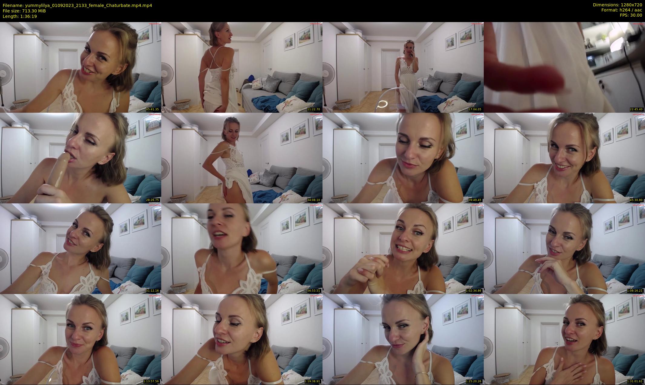 yummylilya — 97 minute Chaturbate female cam show recording, 720p, Sep 1, 2023