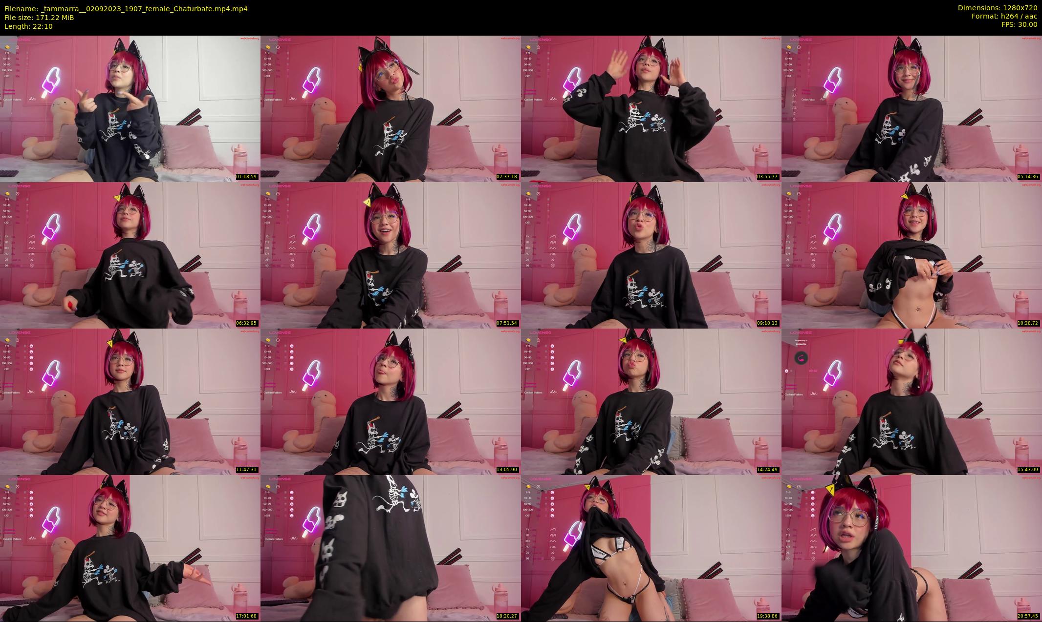 _tammarra_ — 23 minute Chaturbate female cam show recording, 720p, Sep 2, 2023