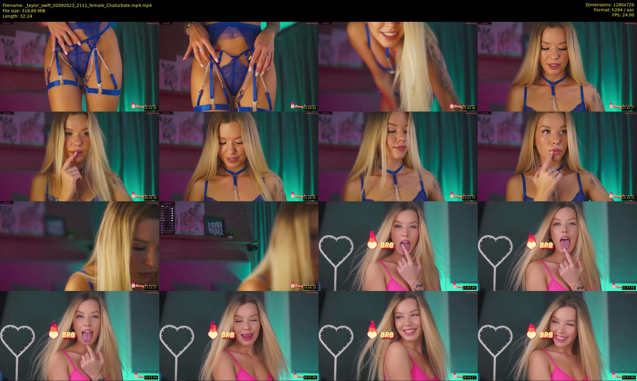 _taylor_swift — 33 minute Chaturbate female cam show recording, 720p, Sep 2, 2023