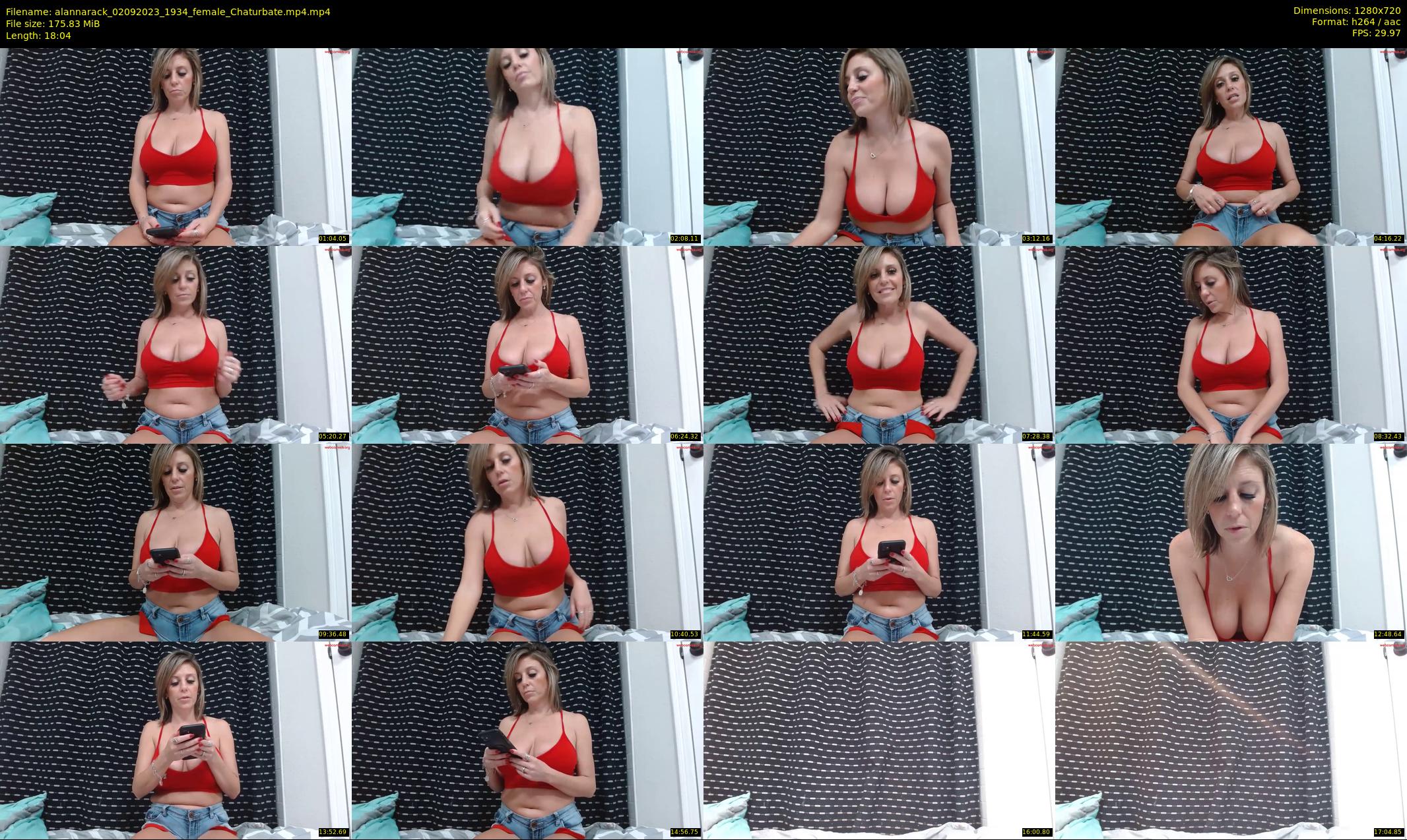 alannarack — 19 minute Chaturbate female cam show recording, 720p, Sep 2, 2023