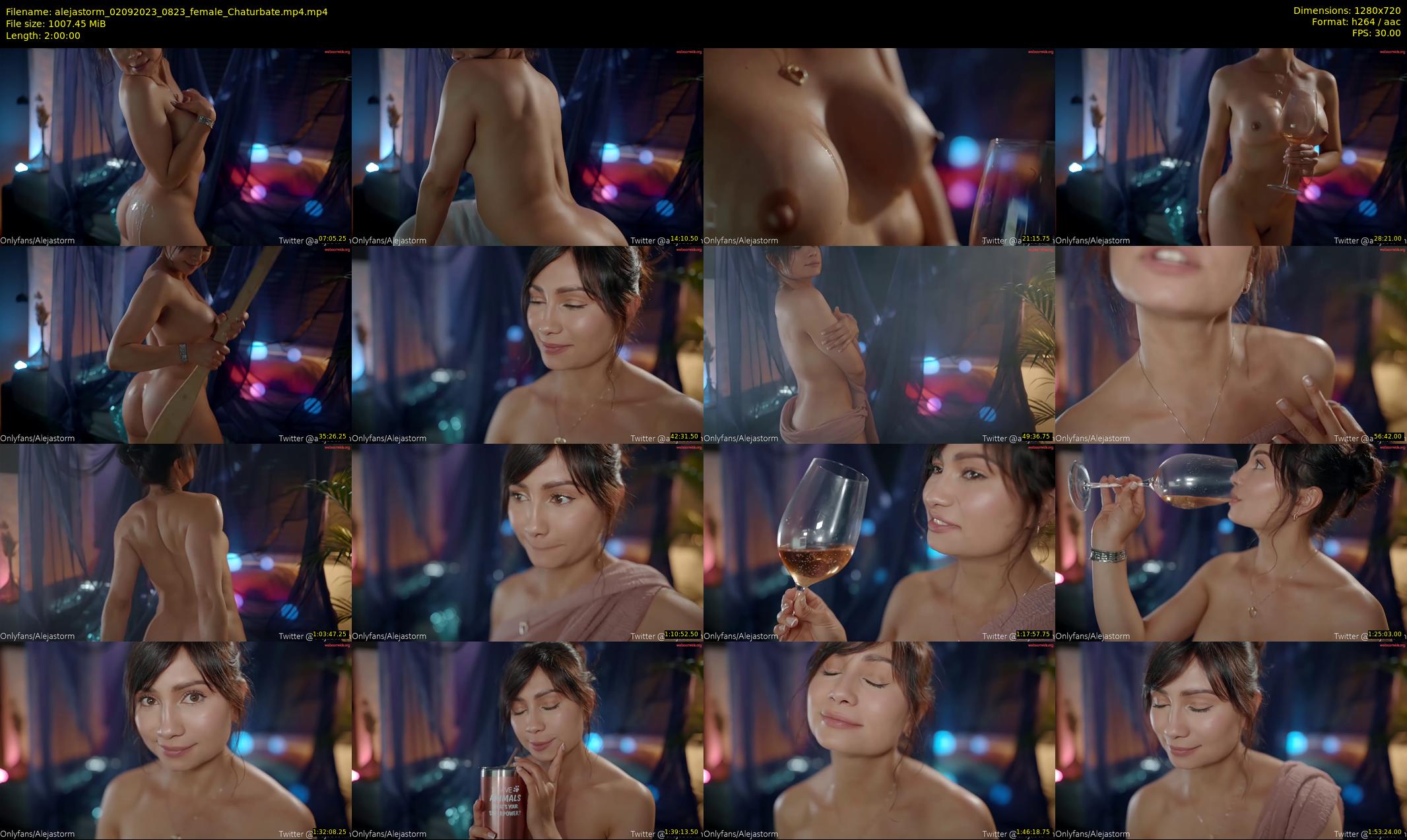 alejastorm — 120 minute Chaturbate female cam show recording, 720p, Sep 2, 2023
