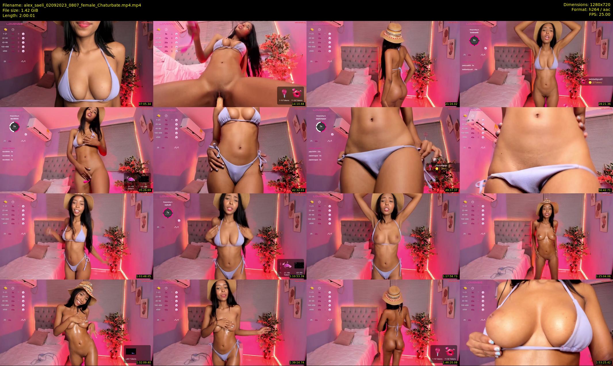 alex_saeli — 121 minute Chaturbate female cam show recording, 720p, Sep 2, 2023