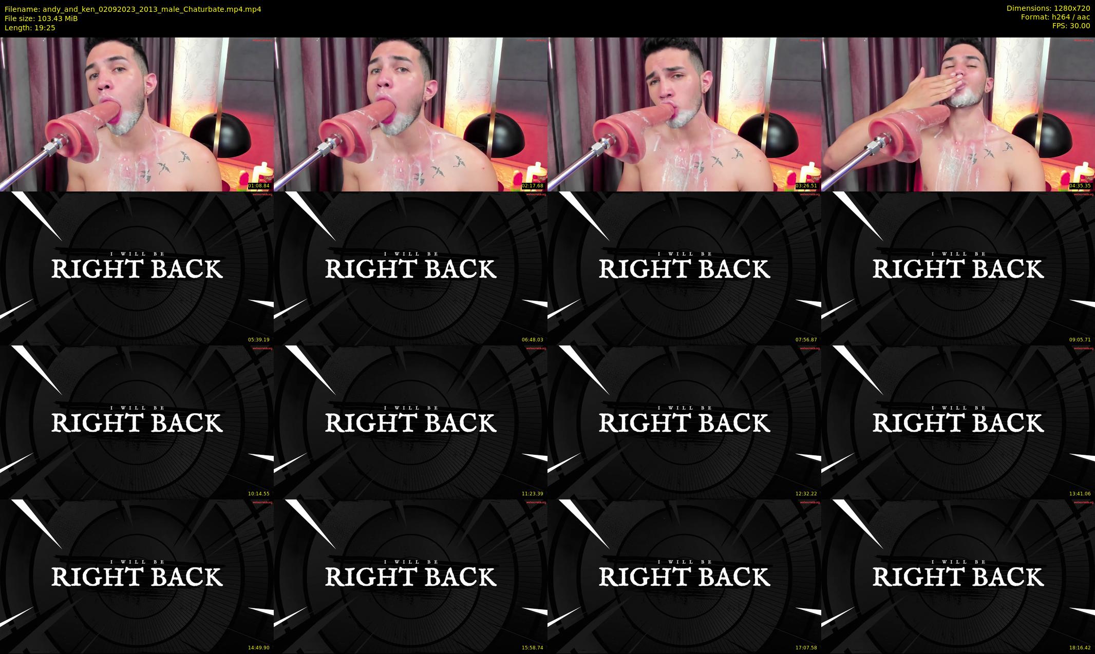 andy_and_ken — 20 minute Chaturbate male cam show recording, 720p, Sep 2, 2023