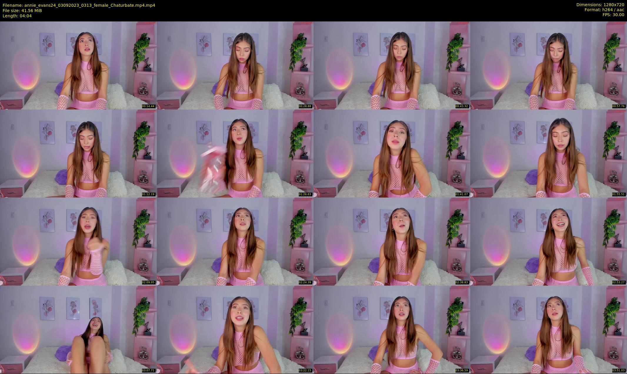 annie_evans24 — 5 minute Chaturbate female cam show recording, 720p, Sep 3, 2023