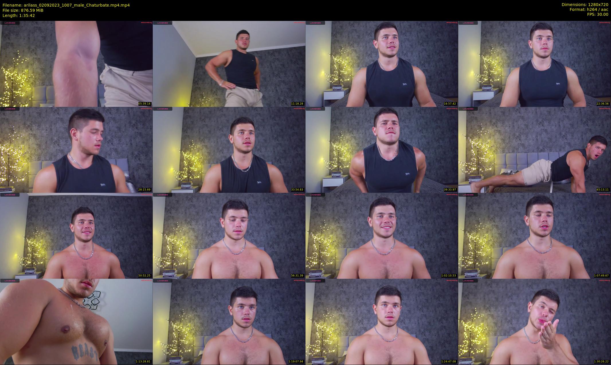 arilass — 96 minute Chaturbate male cam show recording, 720p, Sep 2, 2023