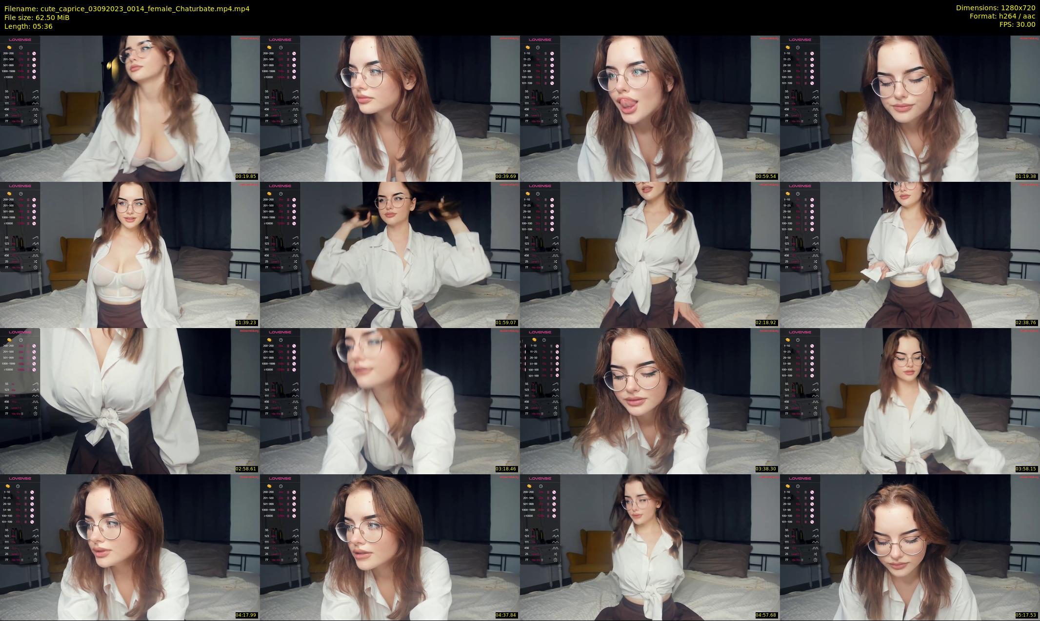 cute_caprice — 6 minute Chaturbate female cam show recording, 720p, Sep 3, 2023