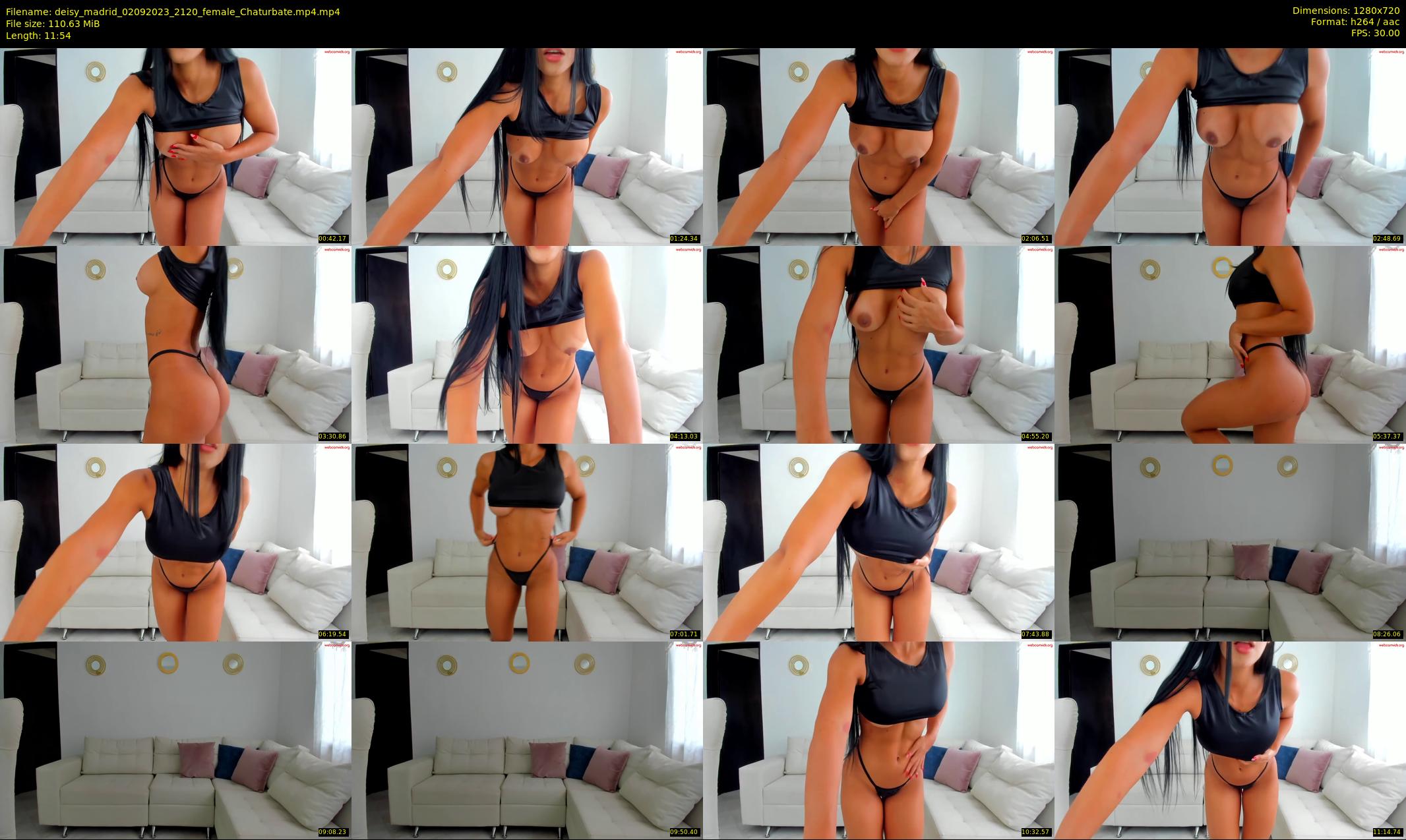 deisy_madrid — 12 minute Chaturbate female cam show recording, 720p, Sep 2, 2023