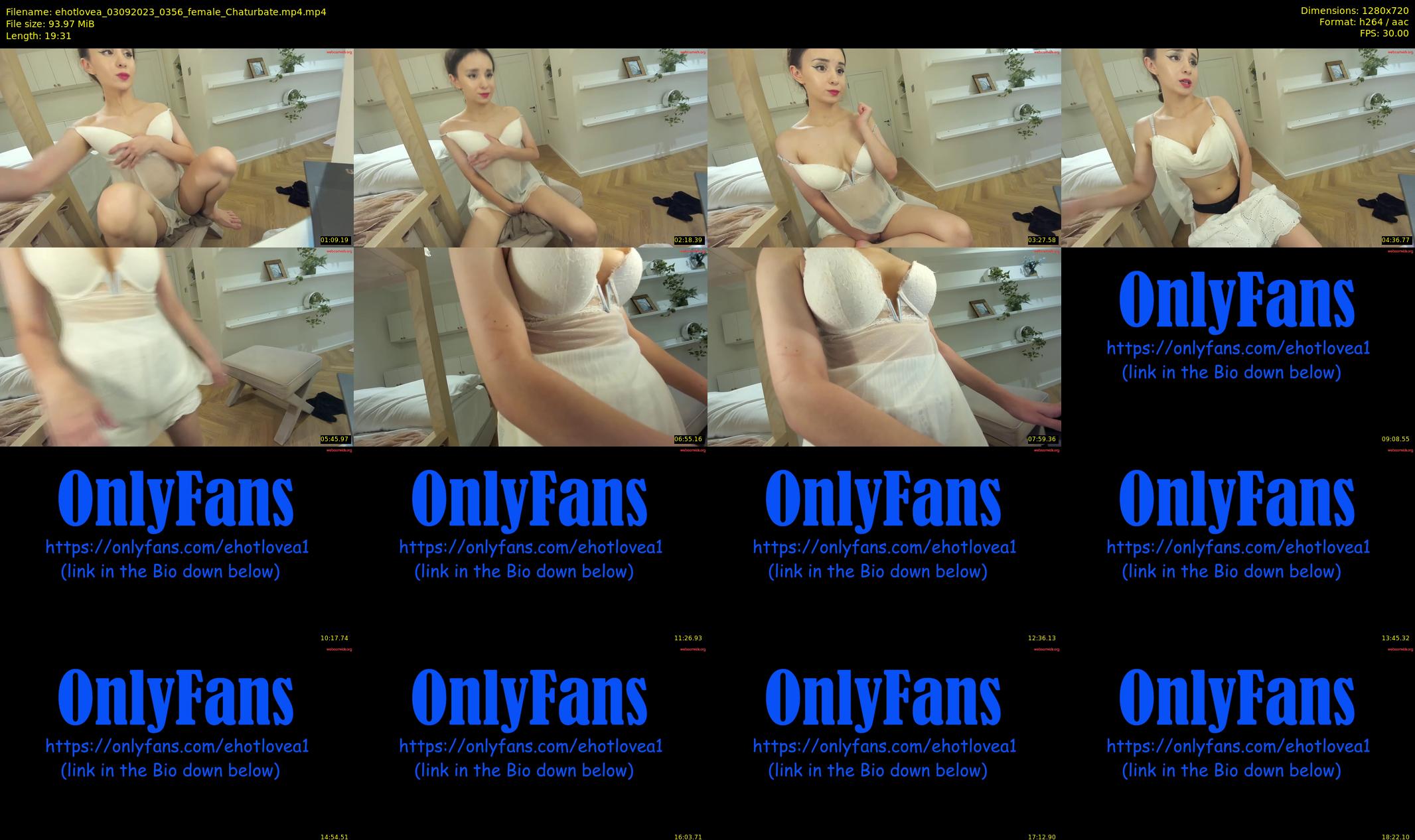 ehotlovea — 20 minute Chaturbate female cam show recording, 720p, Sep 3, 2023