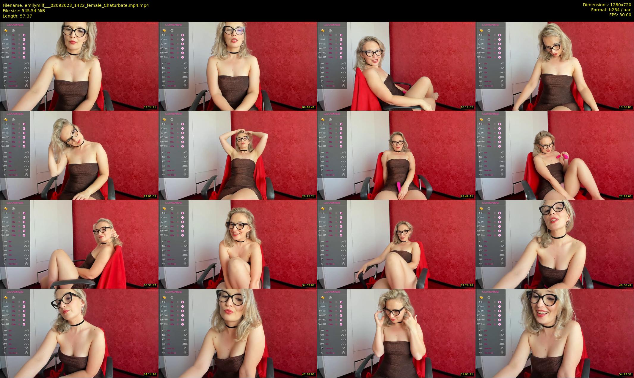 emilymilf__ — 58 minute Chaturbate female cam show recording, 720p, Sep 2, 2023