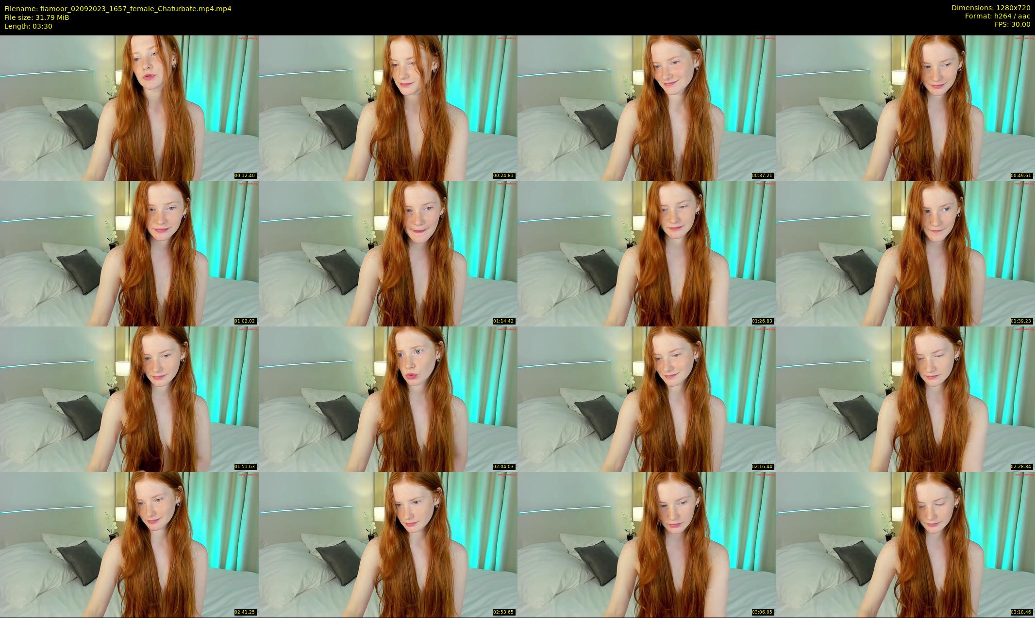 fiamoor — 4 minute Chaturbate female cam show recording, 720p, Sep 2, 2023