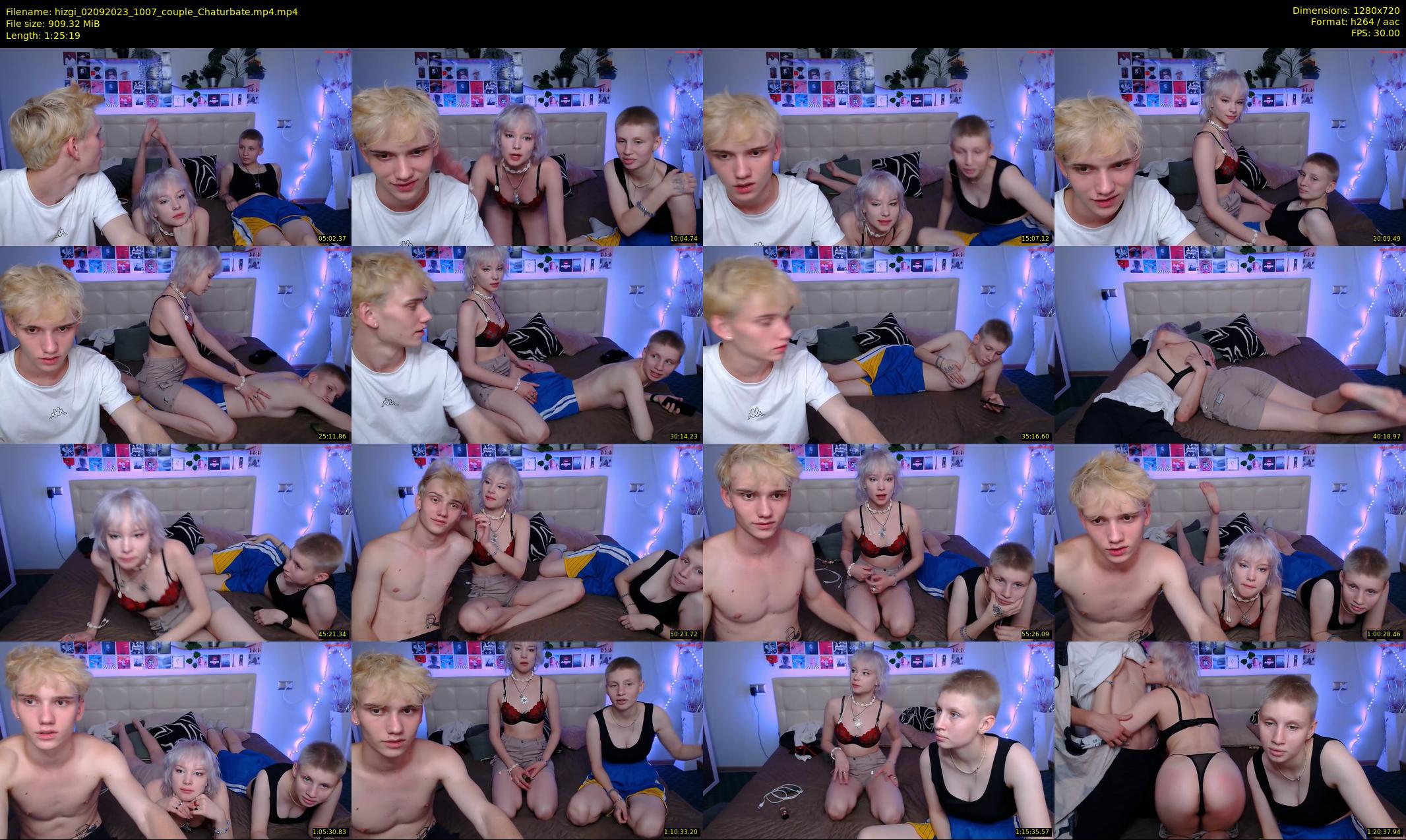 hizgi — 86 minute Chaturbate couple cam show recording, 720p, Sep 2, 2023