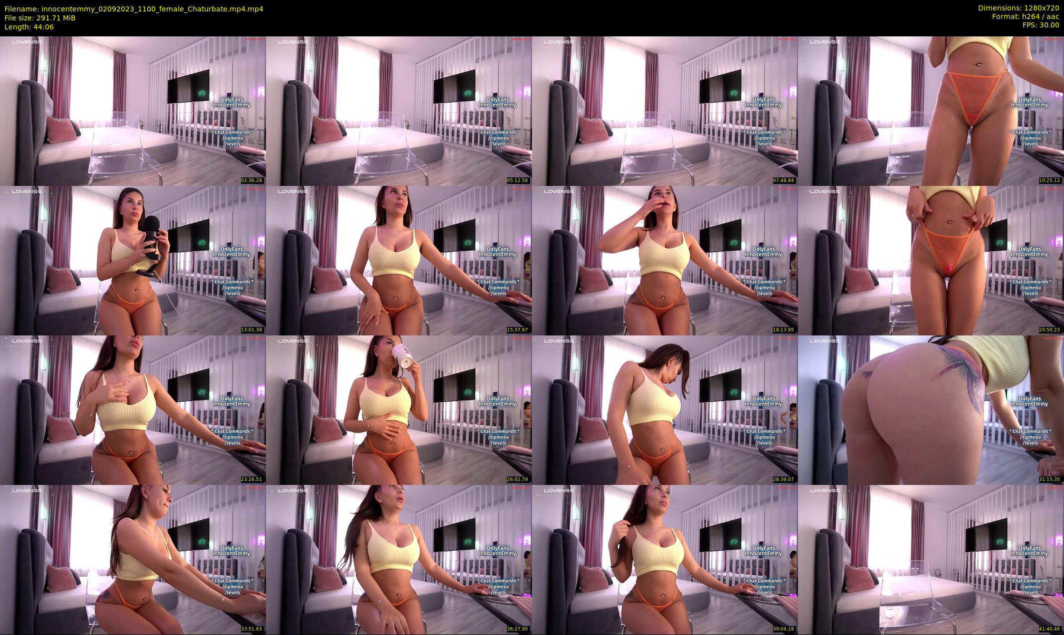 innocentemmy — 45 minute Chaturbate female cam show recording, 720p, Sep 2, 2023
