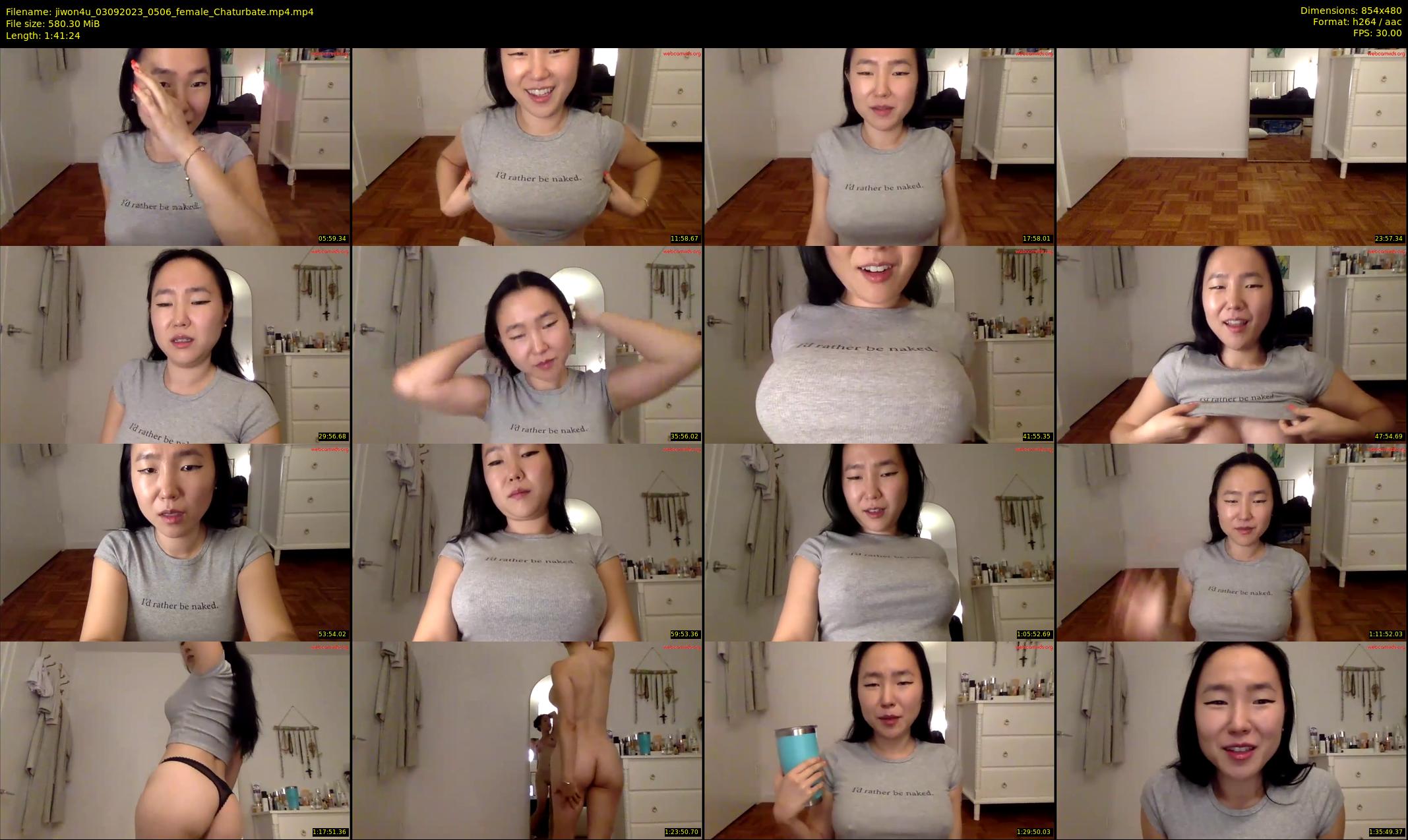 jiwon4u — 102 minute Chaturbate female cam show recording, 480p, Sep 3, 2023