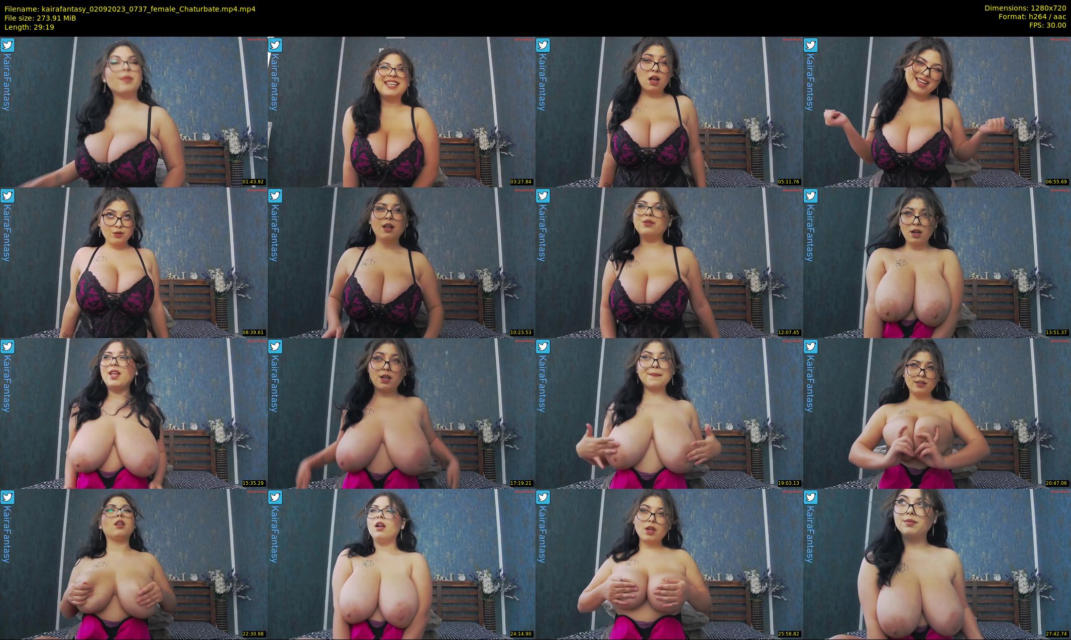 kairafantasy — 30 minute Chaturbate female cam show recording, 720p, Sep 2, 2023