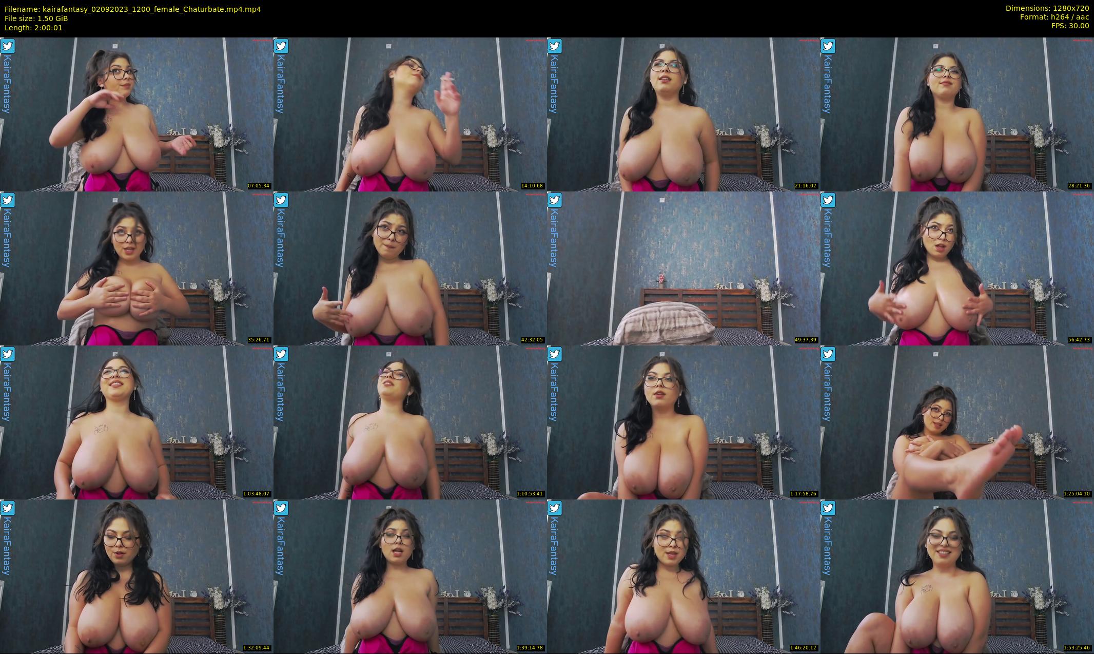 kairafantasy — 121 minute Chaturbate female cam show recording, 720p, Sep 2, 2023