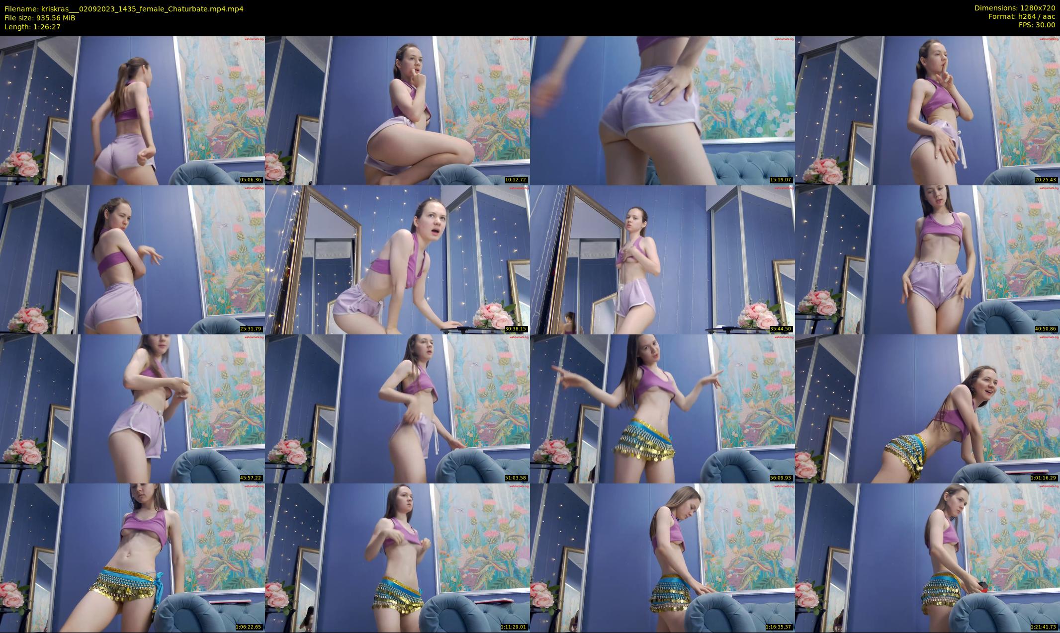 kriskras__ — 87 minute Chaturbate female cam show recording, 720p, Sep 2, 2023