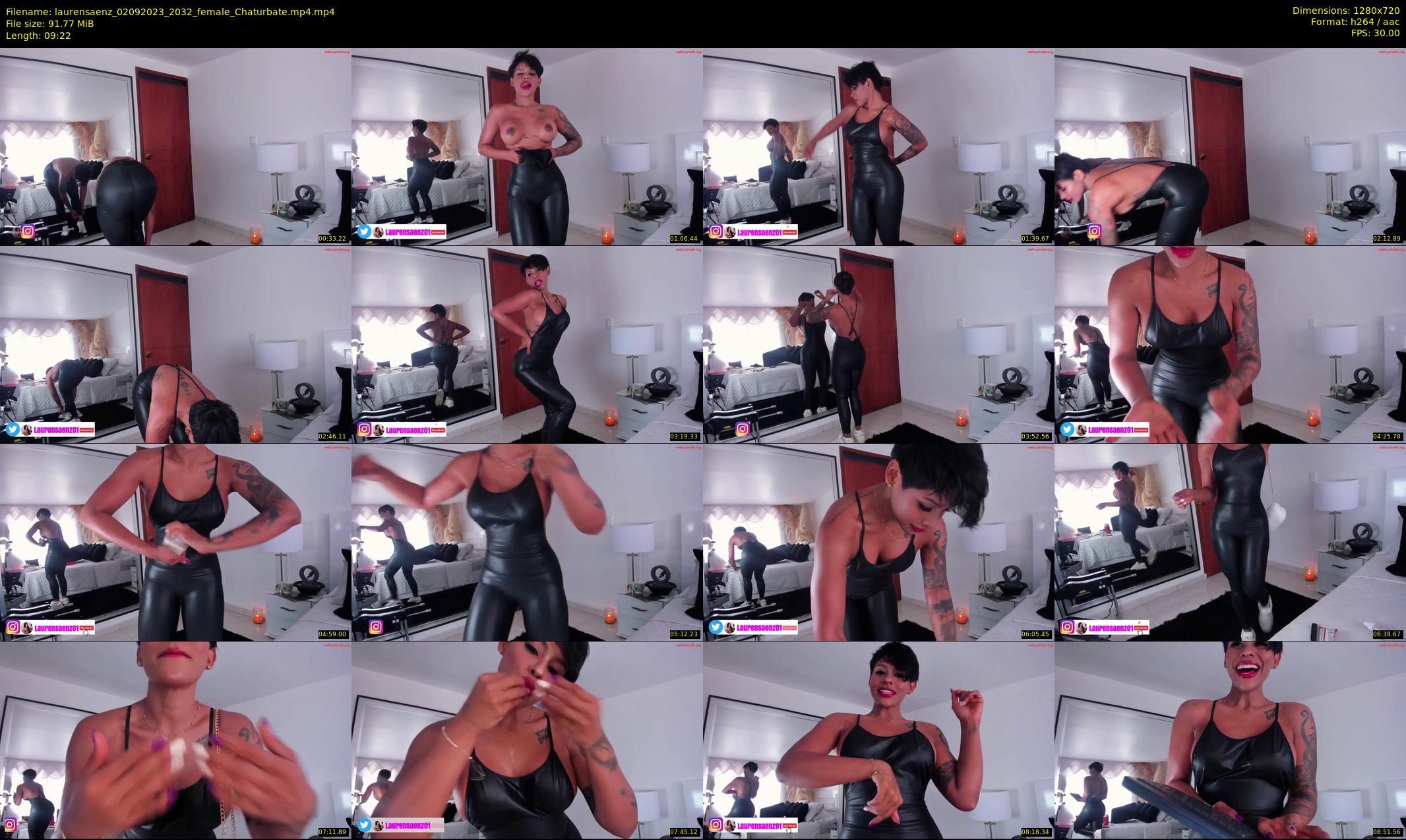 laurensaenz — 10 minute Chaturbate female cam show recording, 720p, Sep 2, 2023