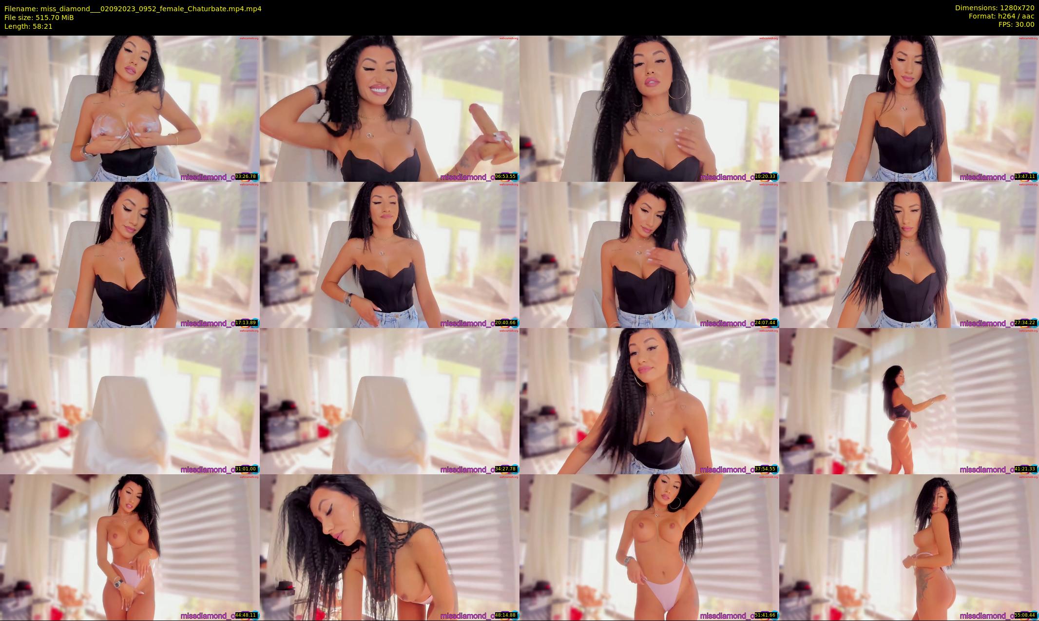 miss_diamond__ — 59 minute Chaturbate female cam show recording, 720p, Sep 2, 2023