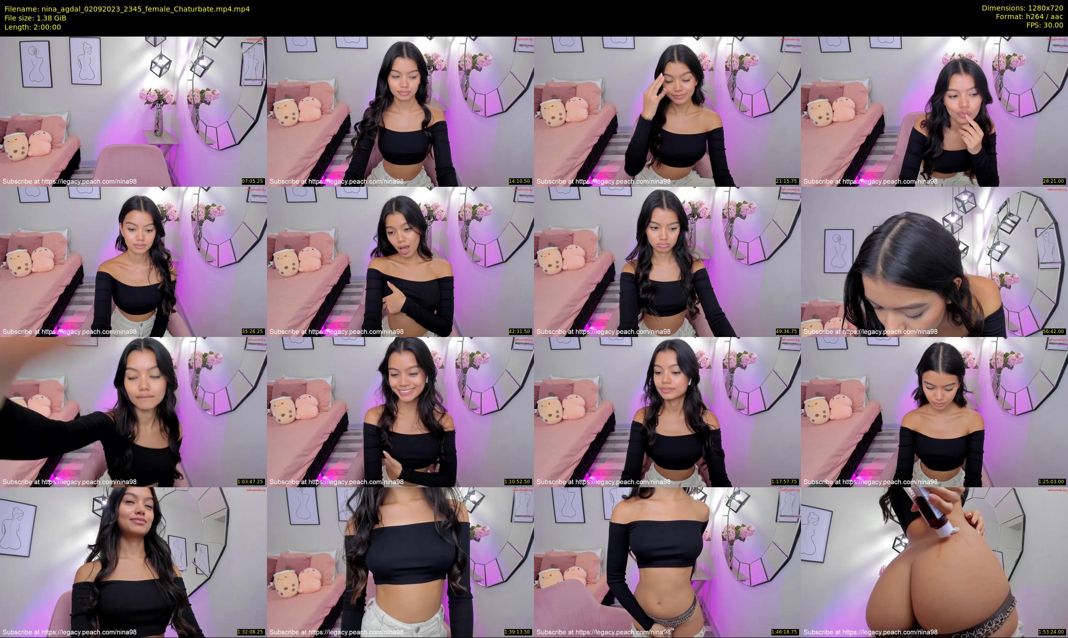 nina_agdal — 120 minute Chaturbate female cam show recording, 720p, Sep 2, 2023
