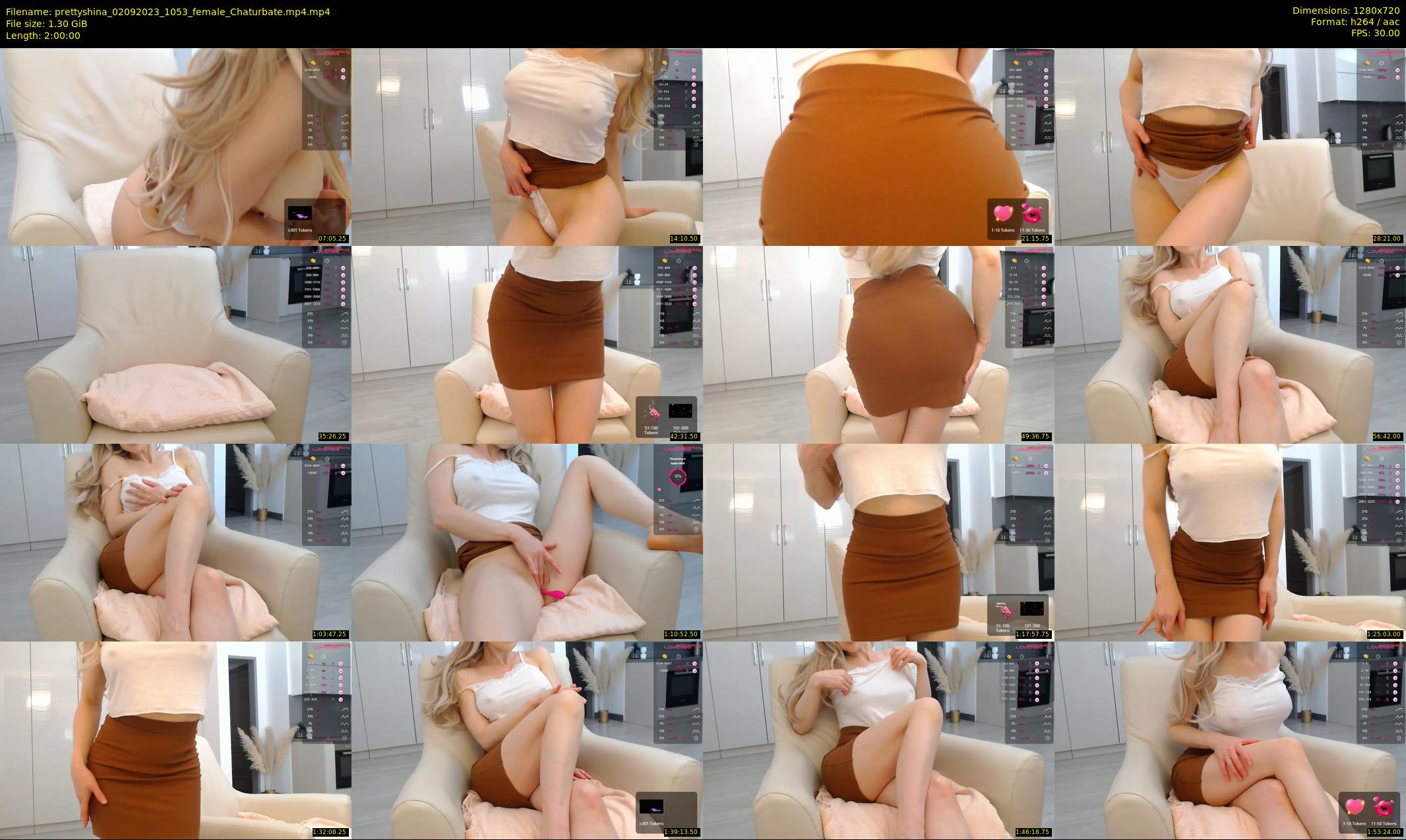 prettyshina — 120 minute Chaturbate female cam show recording, 720p, Sep 2, 2023
