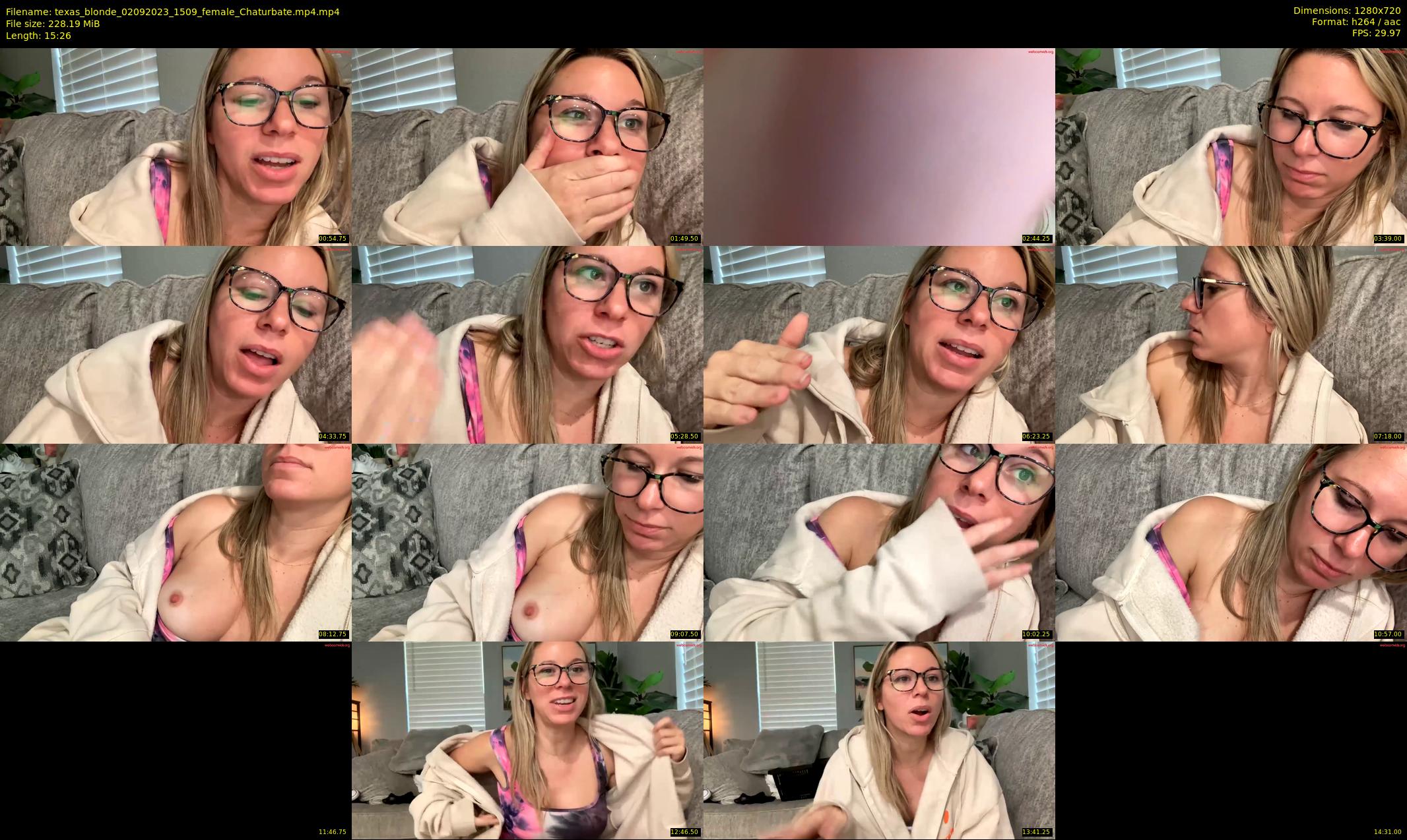 texas_blonde — 16 minute Chaturbate female cam show recording, 720p, Sep 2, 2023