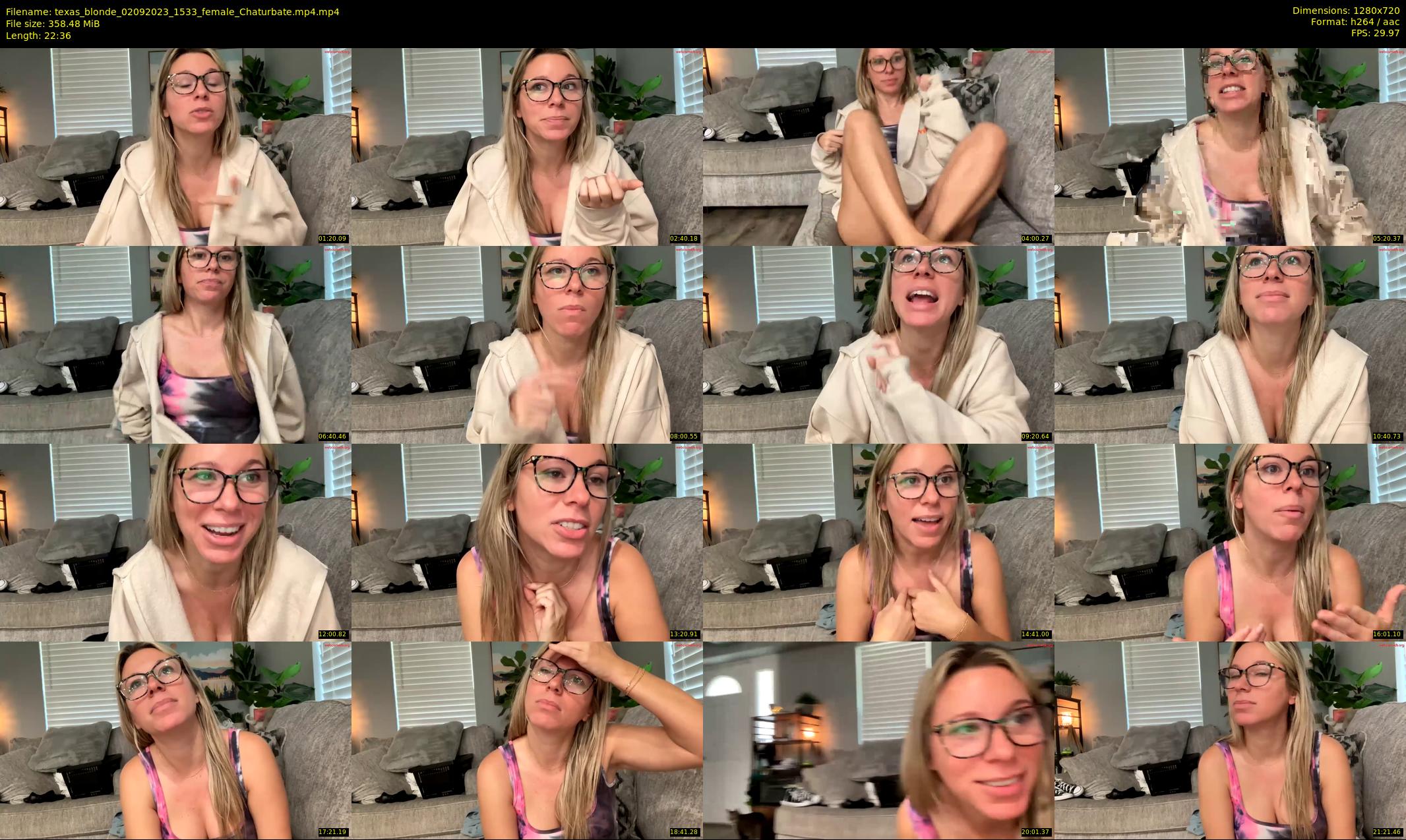 texas_blonde — 23 minute Chaturbate female cam show recording, 720p, Sep 2, 2023