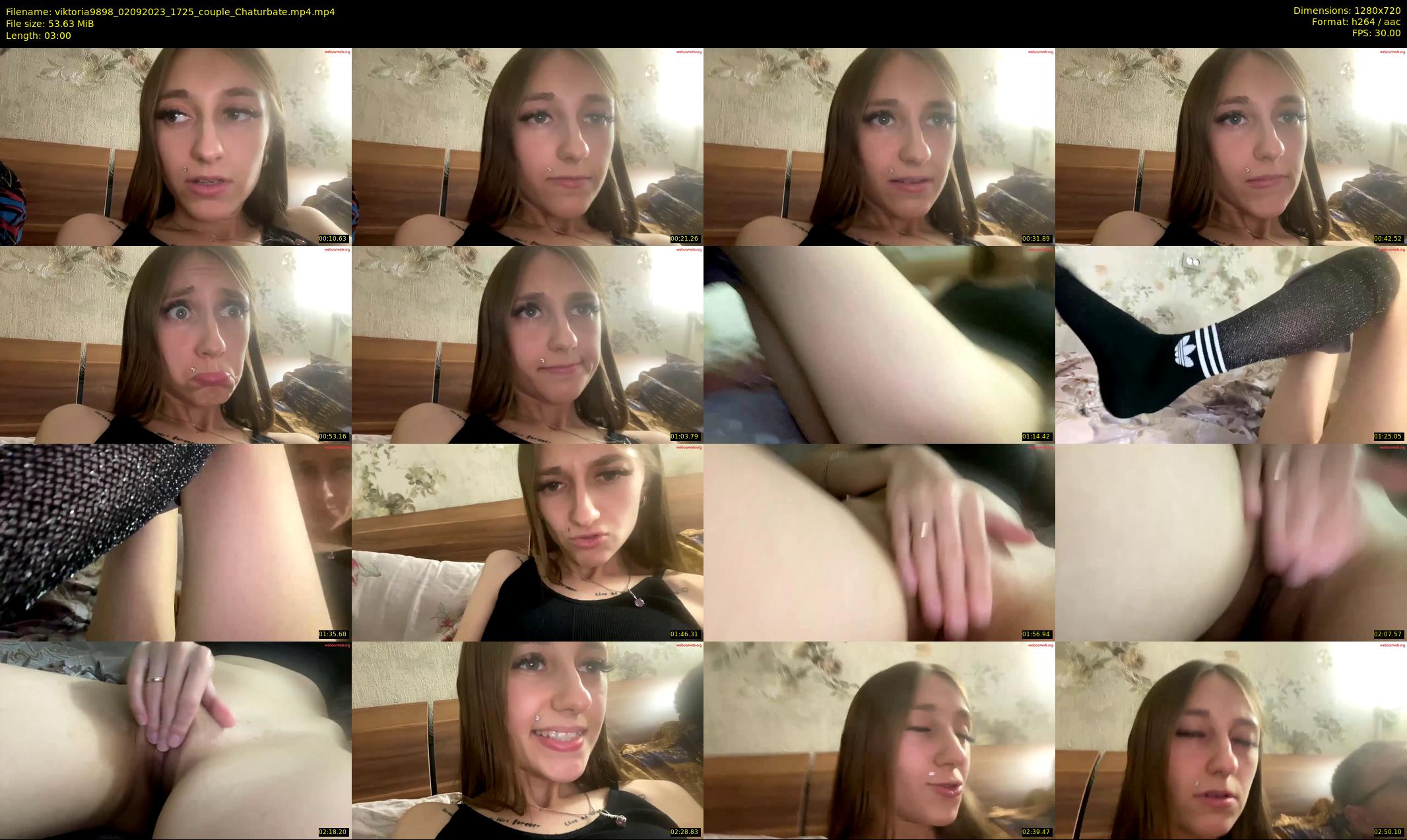 viktoria9898 — 3 minute Chaturbate couple cam show recording, 720p, Sep 2, 2023