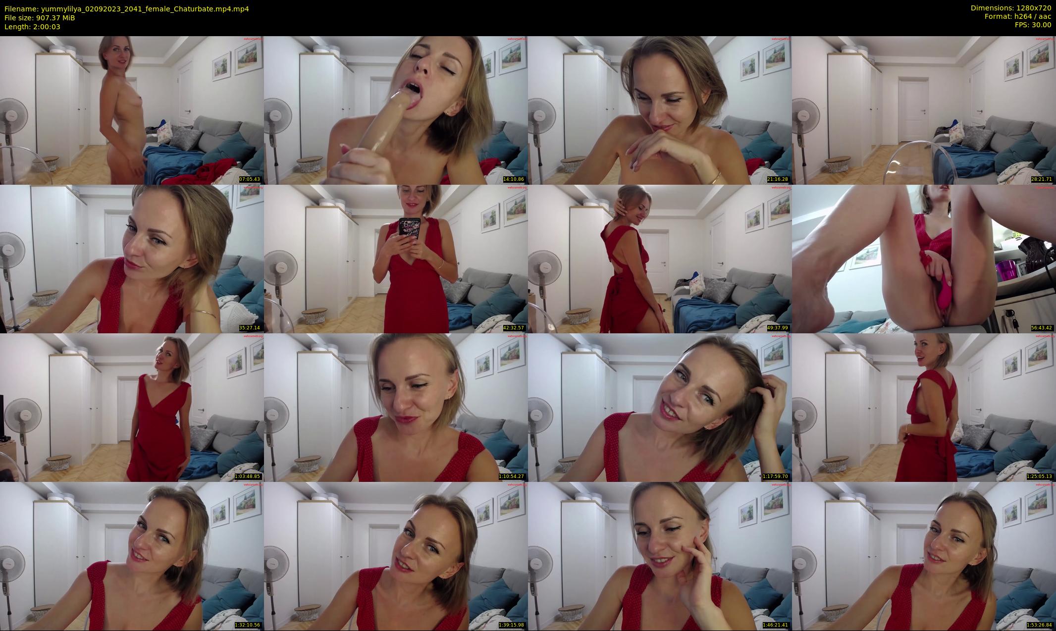 yummylilya — 121 minute Chaturbate female cam show recording, 720p, Sep 2, 2023