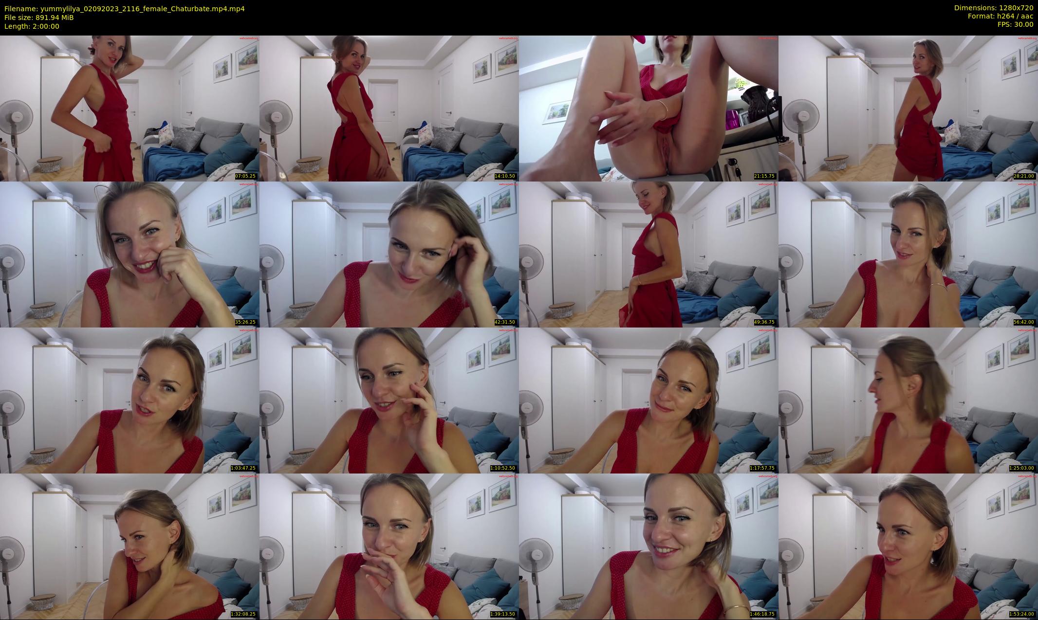 yummylilya — 120 minute Chaturbate female cam show recording, 720p, Sep 2, 2023