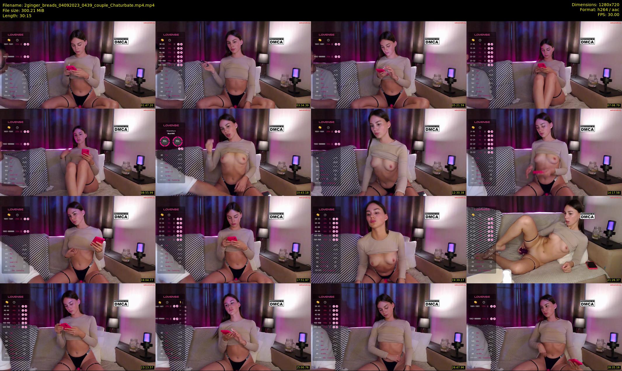 2ginger_breads — 31 minute Chaturbate couple cam show recording, 720p, Sep 4, 2023