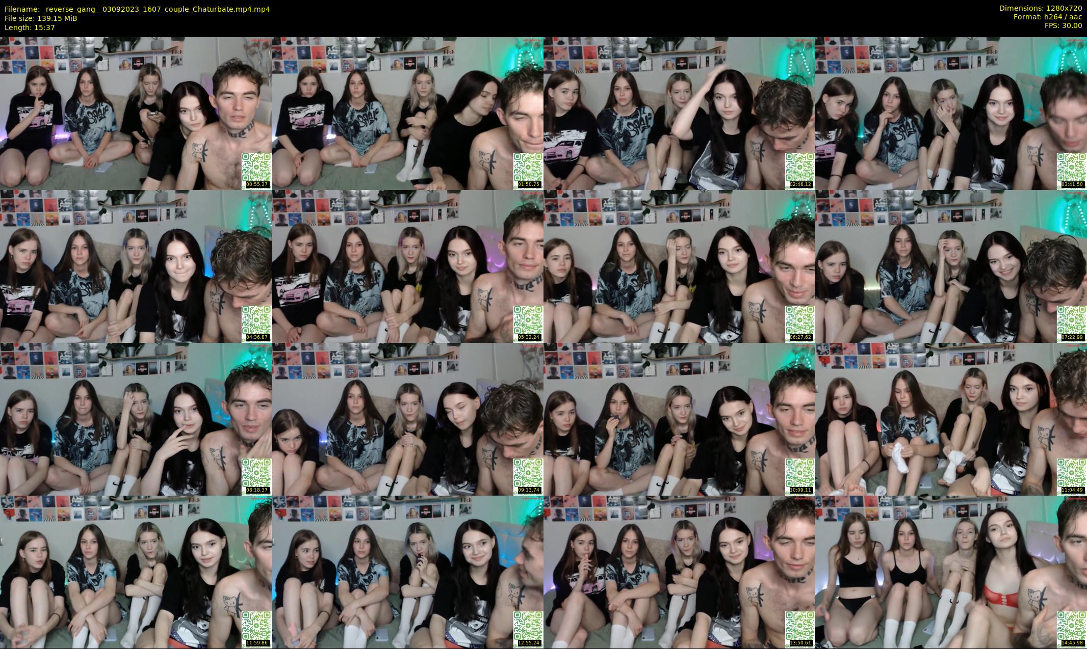 _reverse_gang_ — 16 minute Chaturbate couple cam show recording, 720p, Sep 3, 2023