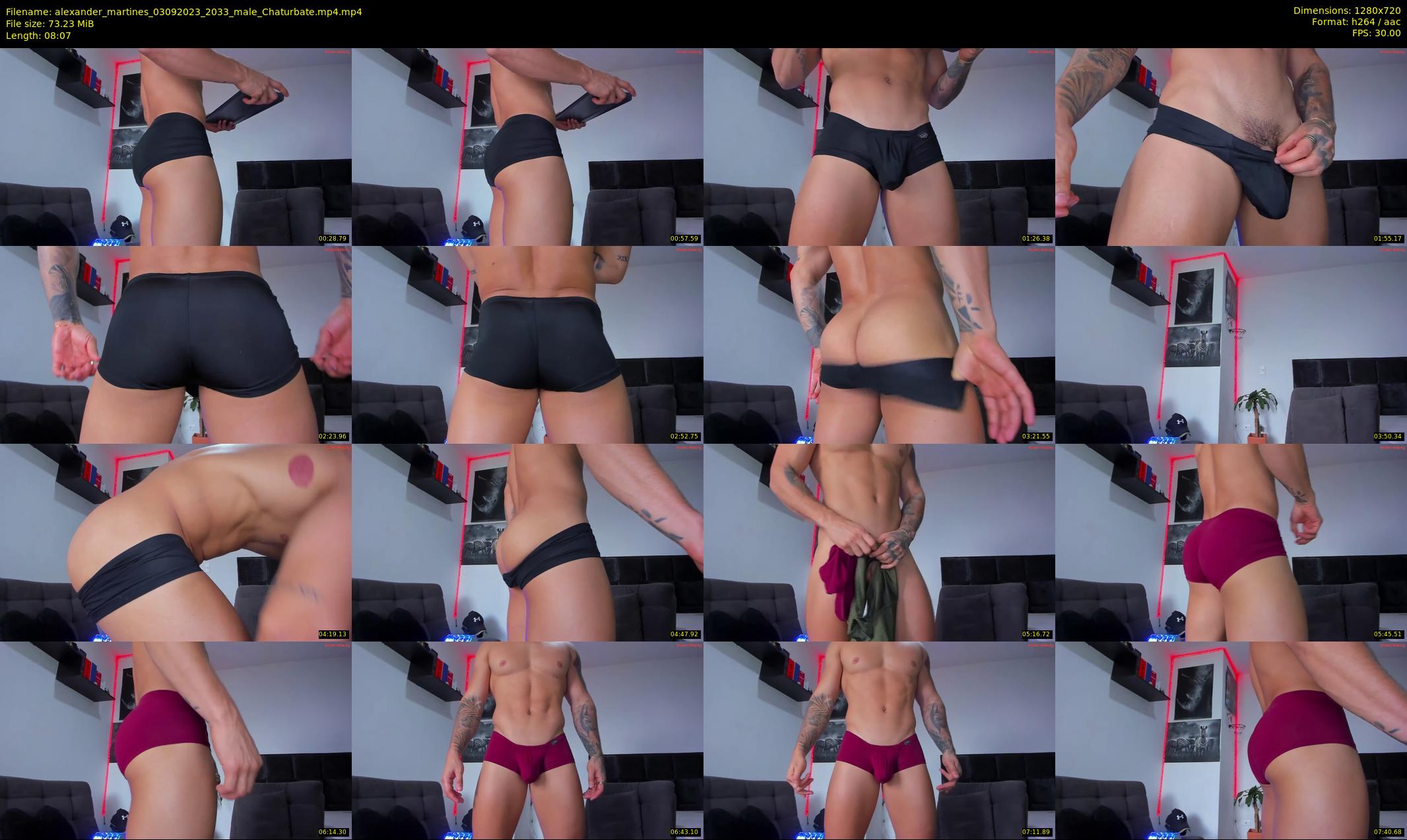 alexander_martines — 9 minute Chaturbate male cam show recording, 720p, Sep 3, 2023