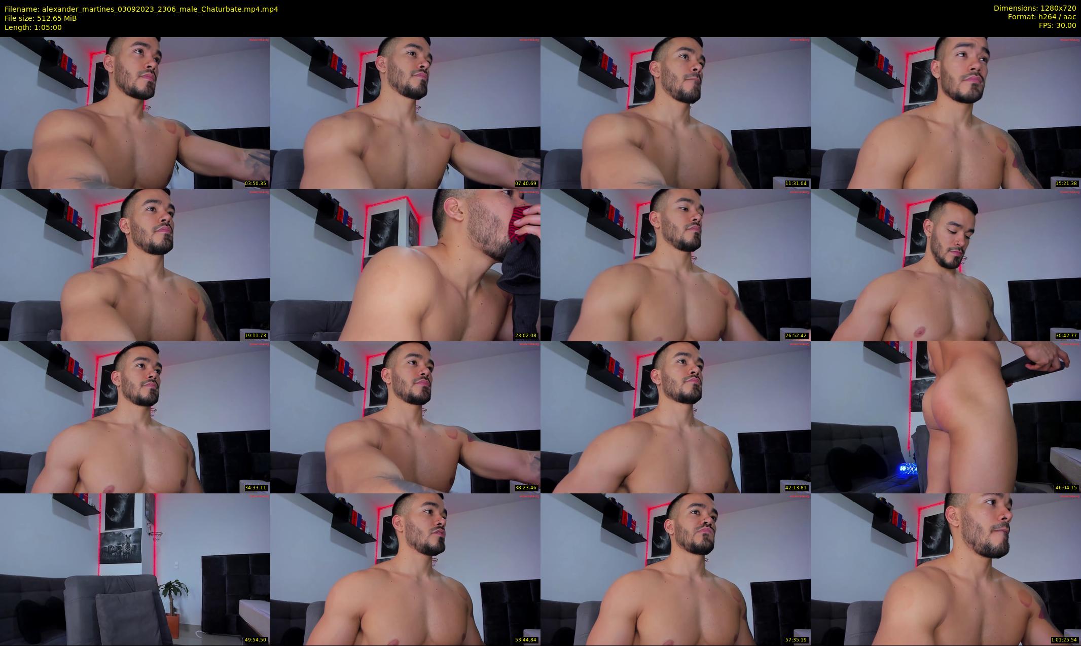 alexander_martines — 65 minute Chaturbate male cam show recording, 720p, Sep 3, 2023