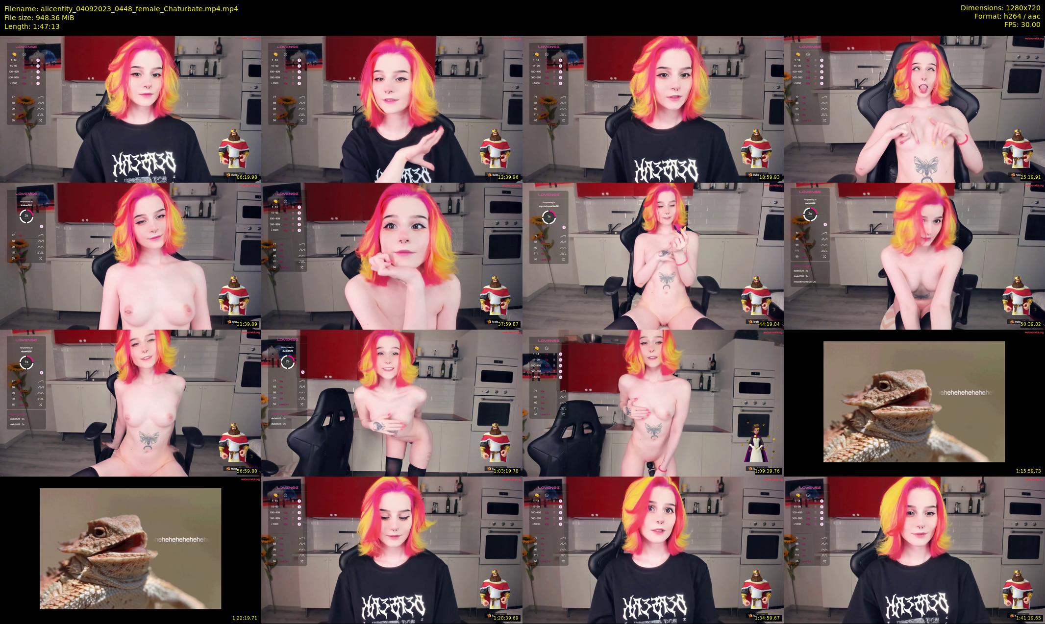 alicentity — 108 minute Chaturbate female cam show recording, 720p, Sep 4, 2023