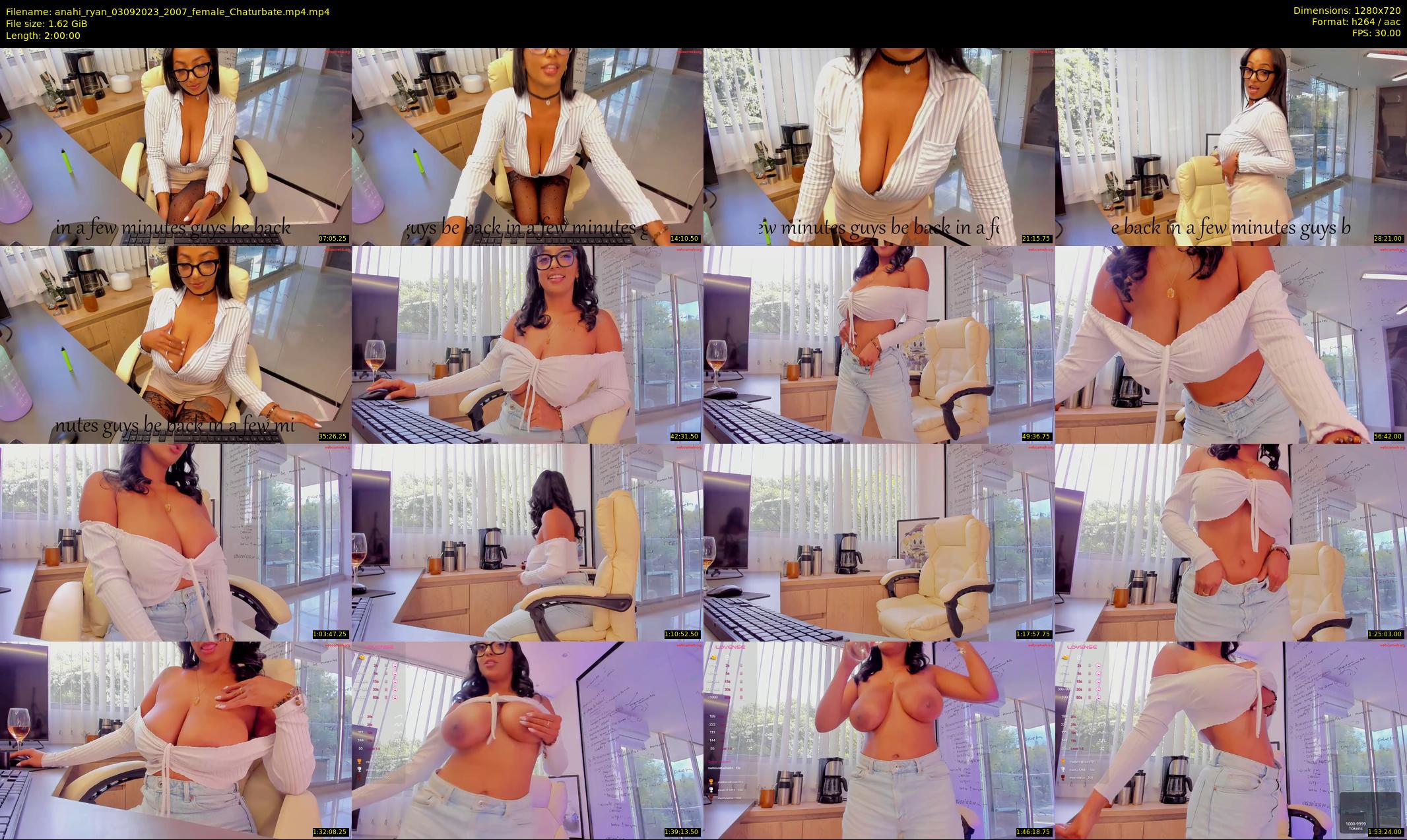 anahi_ryan — 120 minute Chaturbate female cam show recording, 720p, Sep 3, 2023