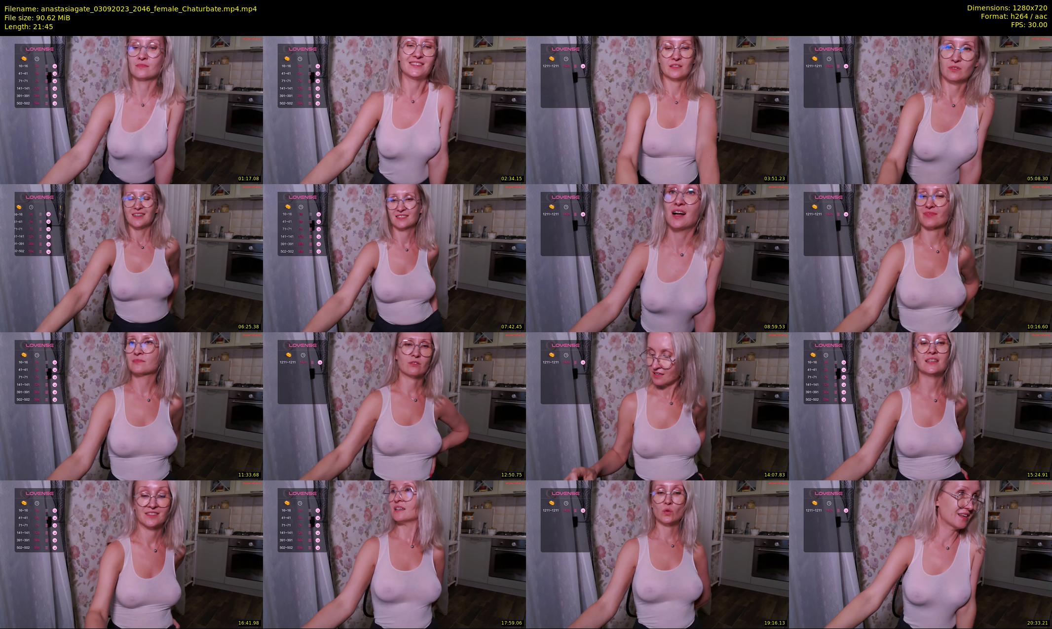 anastasiagate — 22 minute Chaturbate female cam show recording, 720p, Sep 3, 2023