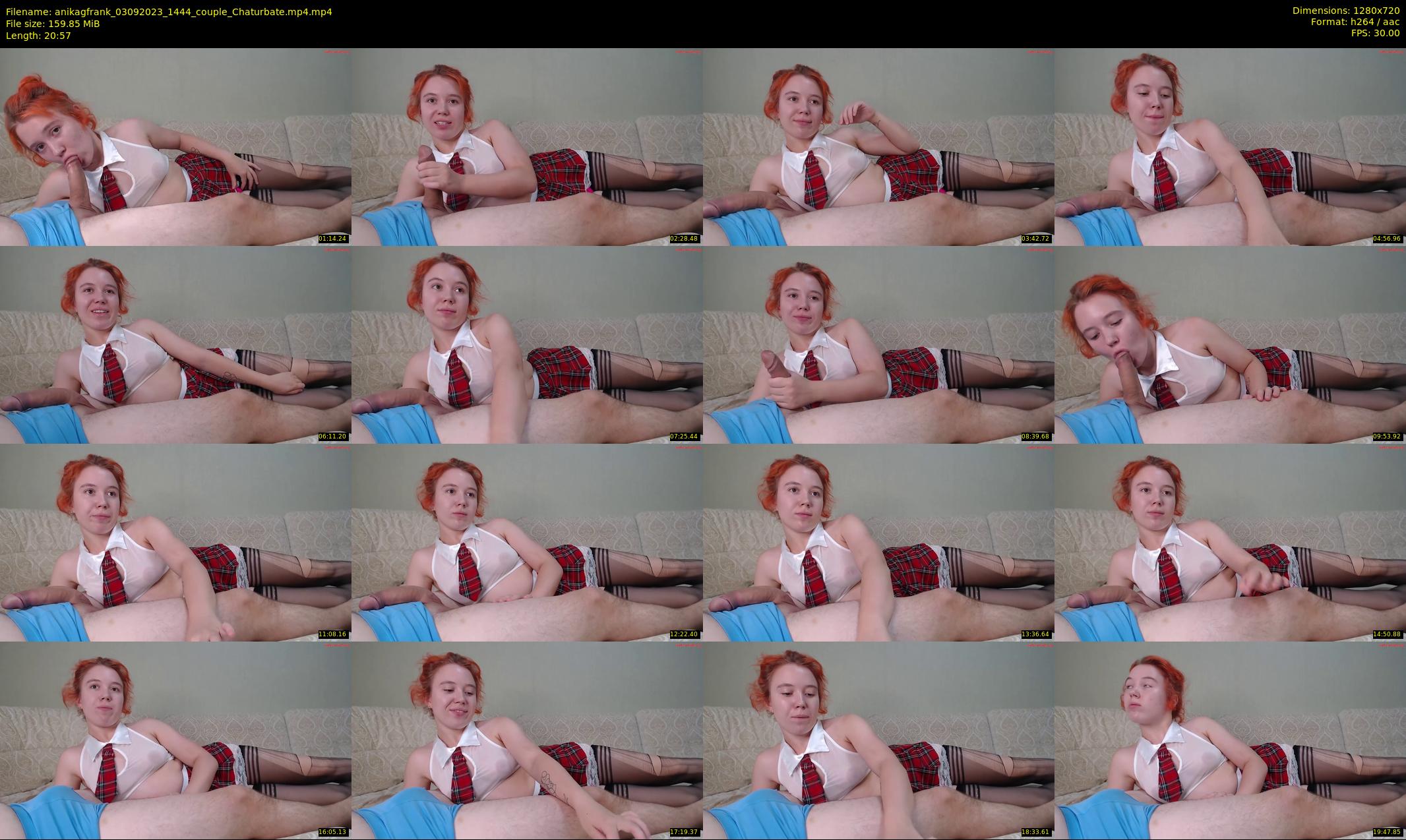 anikagfrank — 21 minute Chaturbate couple cam show recording, 720p, Sep 3, 2023