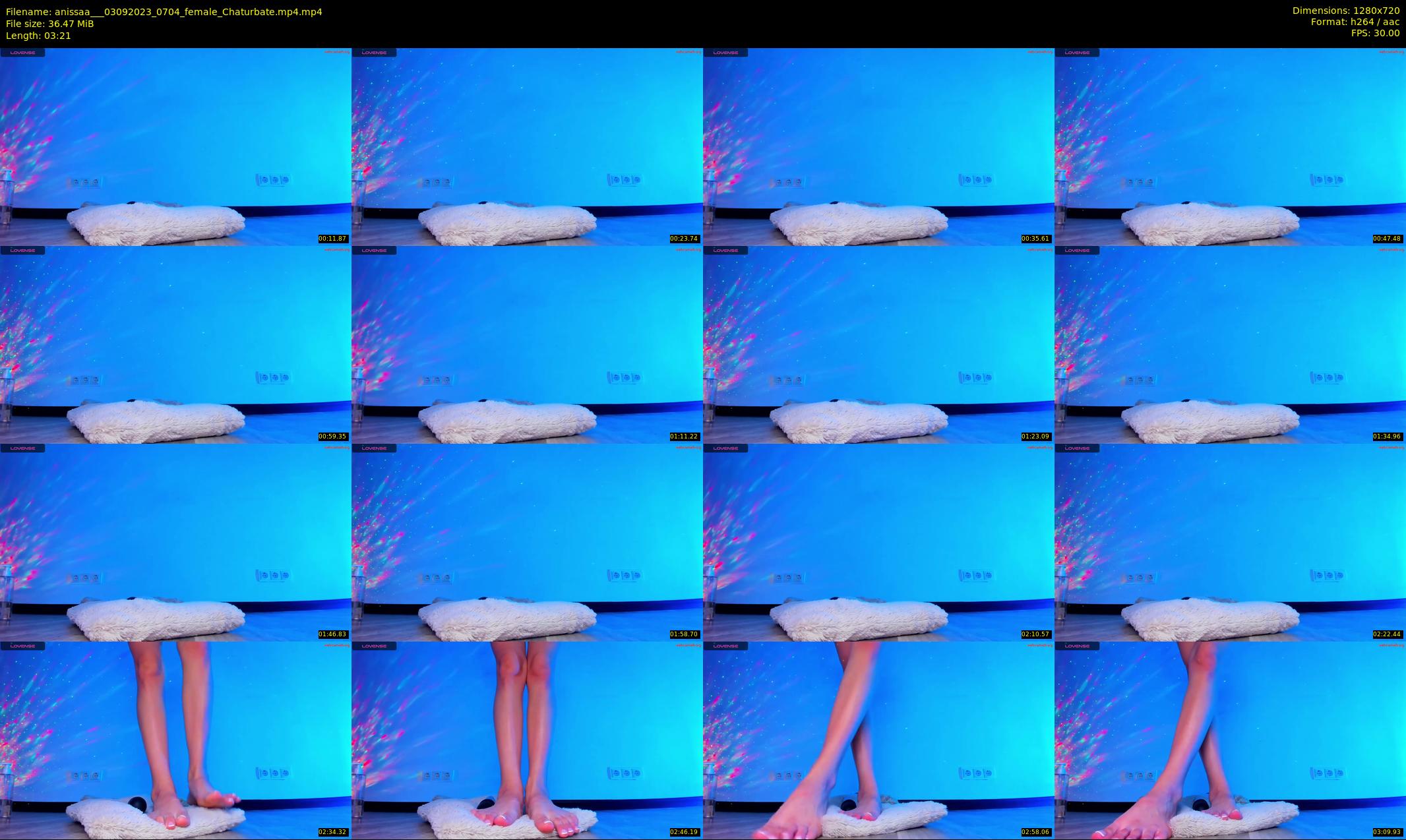 anissaa__ — 4 minute Chaturbate female cam show recording, 720p, Sep 3, 2023