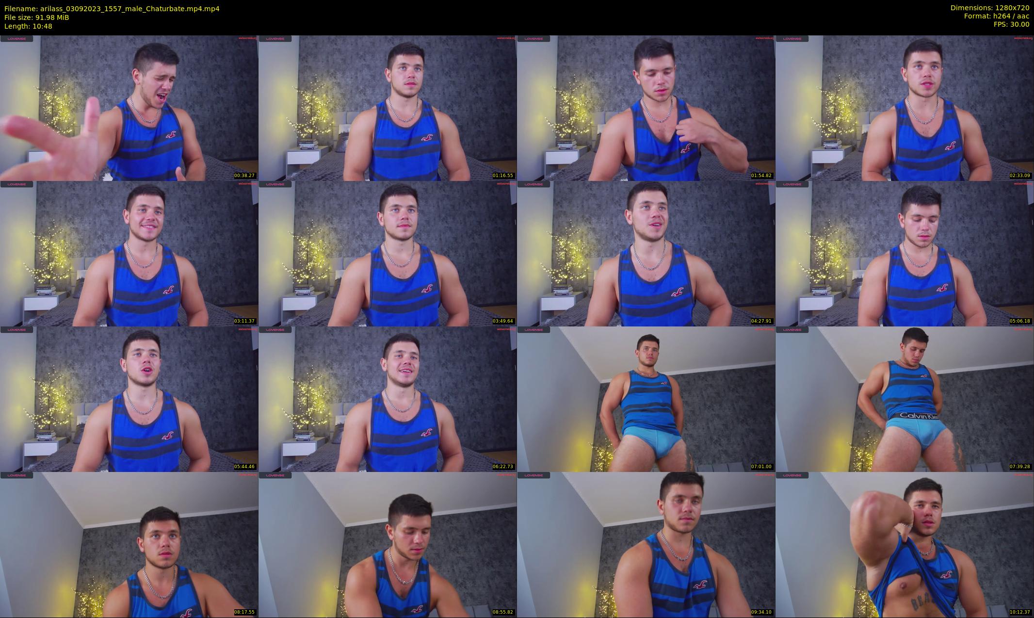 arilass — 11 minute Chaturbate male cam show recording, 720p, Sep 3, 2023