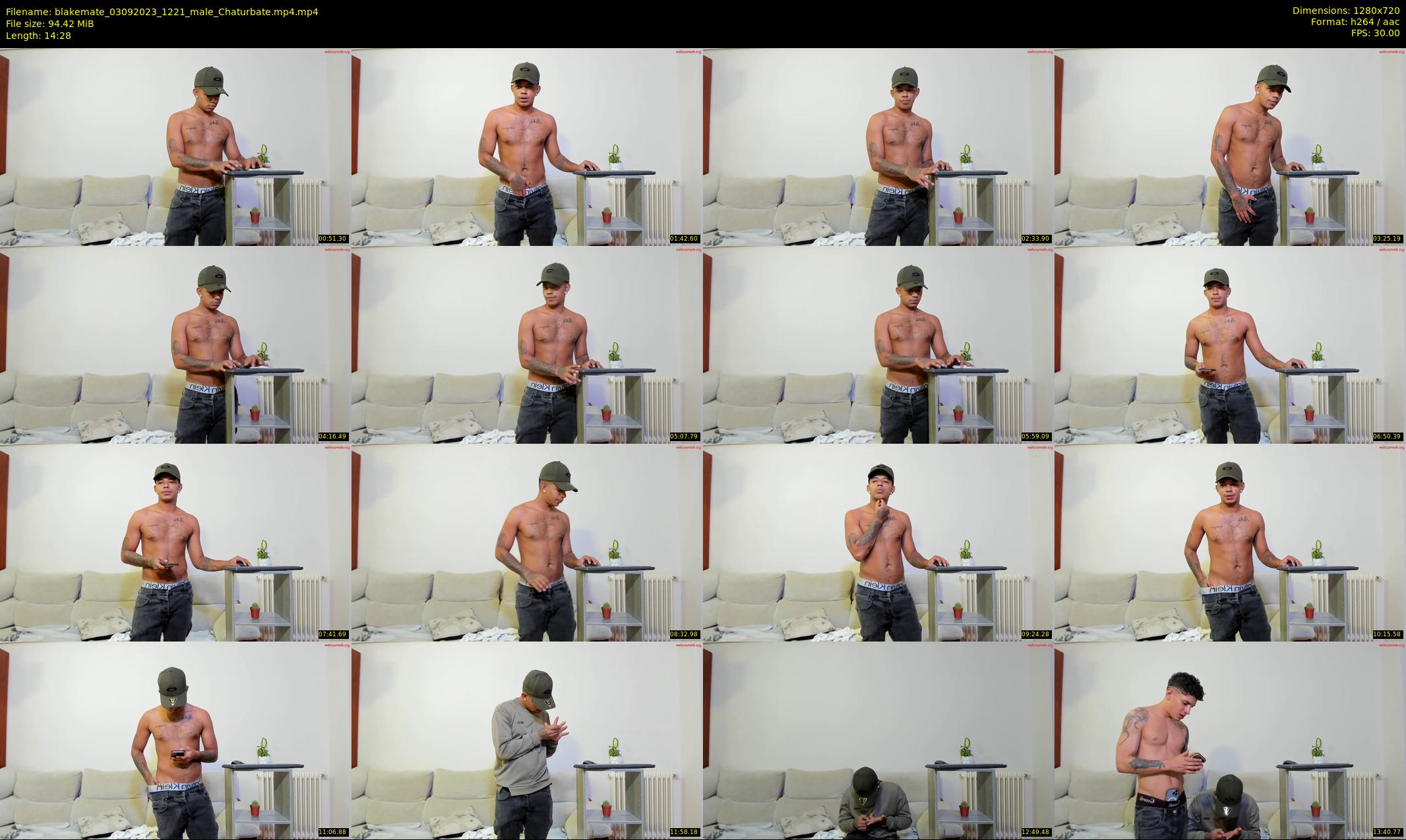 blakemate — 15 minute Chaturbate male cam show recording, 720p, Sep 3, 2023