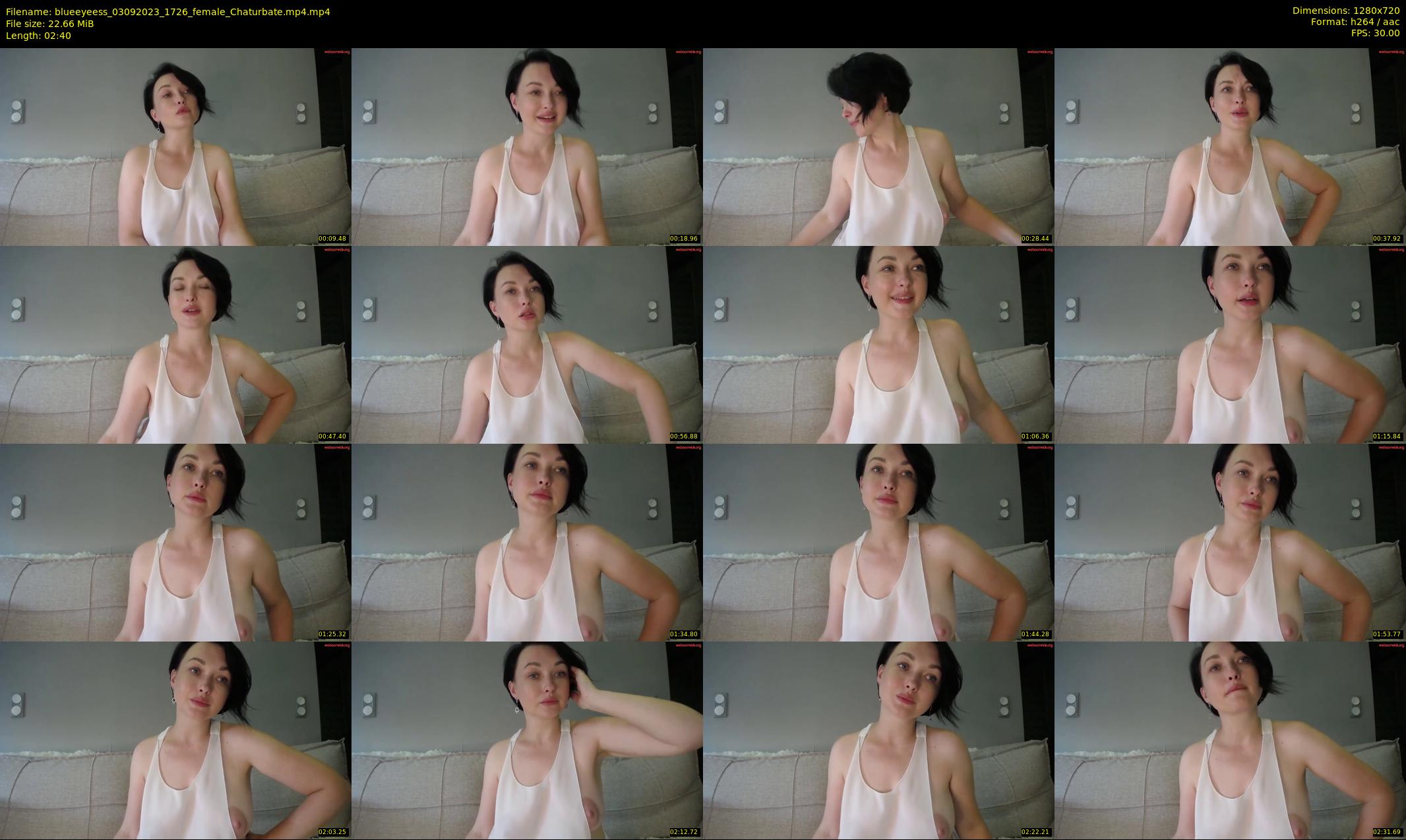 blueeyeess — 3 minute Chaturbate female cam show recording, 720p, Sep 3, 2023