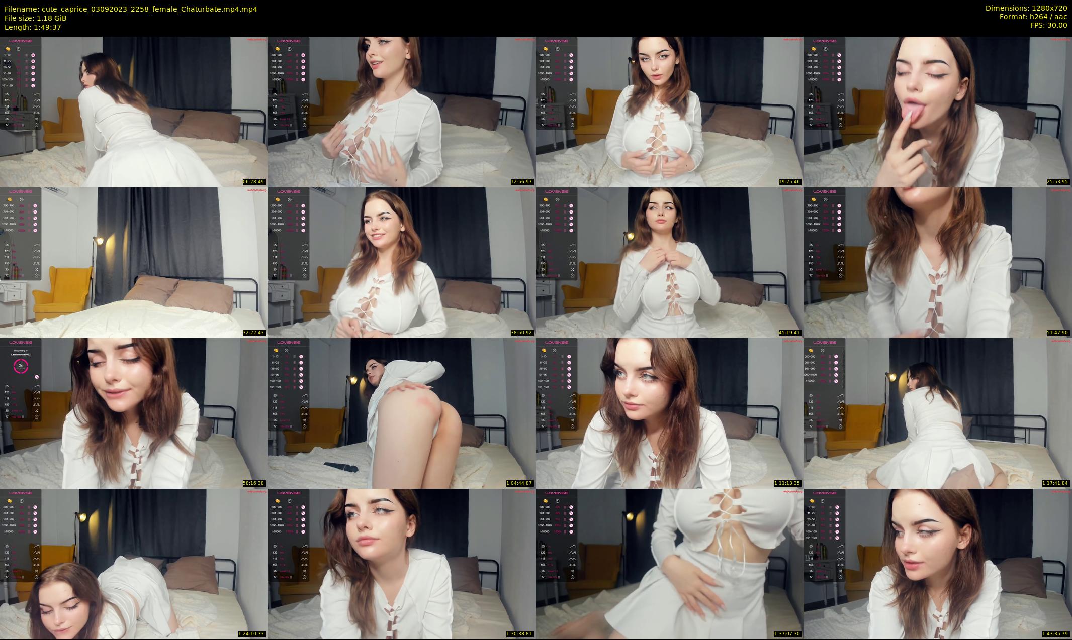 cute_caprice — 110 minute Chaturbate female cam show recording, 720p, Sep 3, 2023