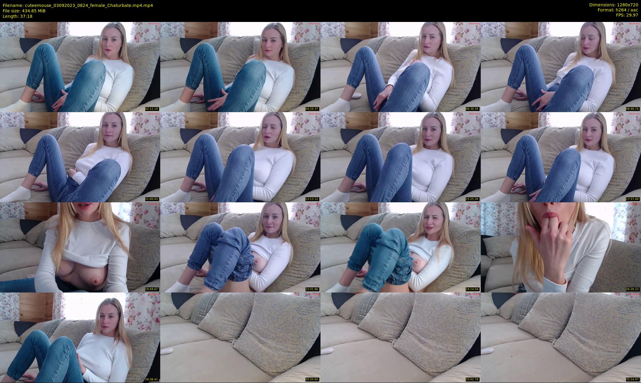 cuteemouse — 38 minute Chaturbate female cam show recording, 720p, Sep 3, 2023