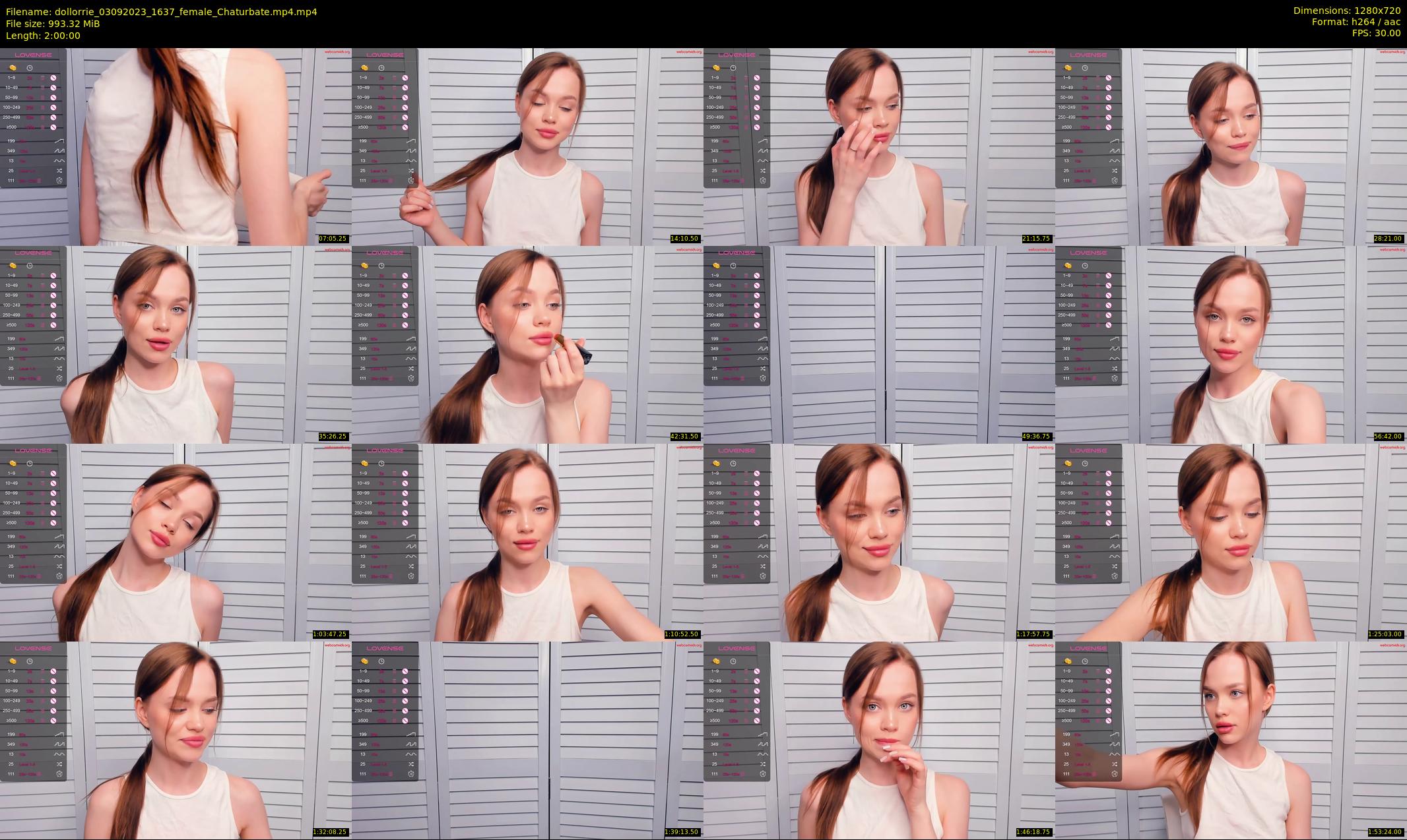 dollorrie — 120 minute Chaturbate couple cam show recording, 720p, Sep 3, 2023