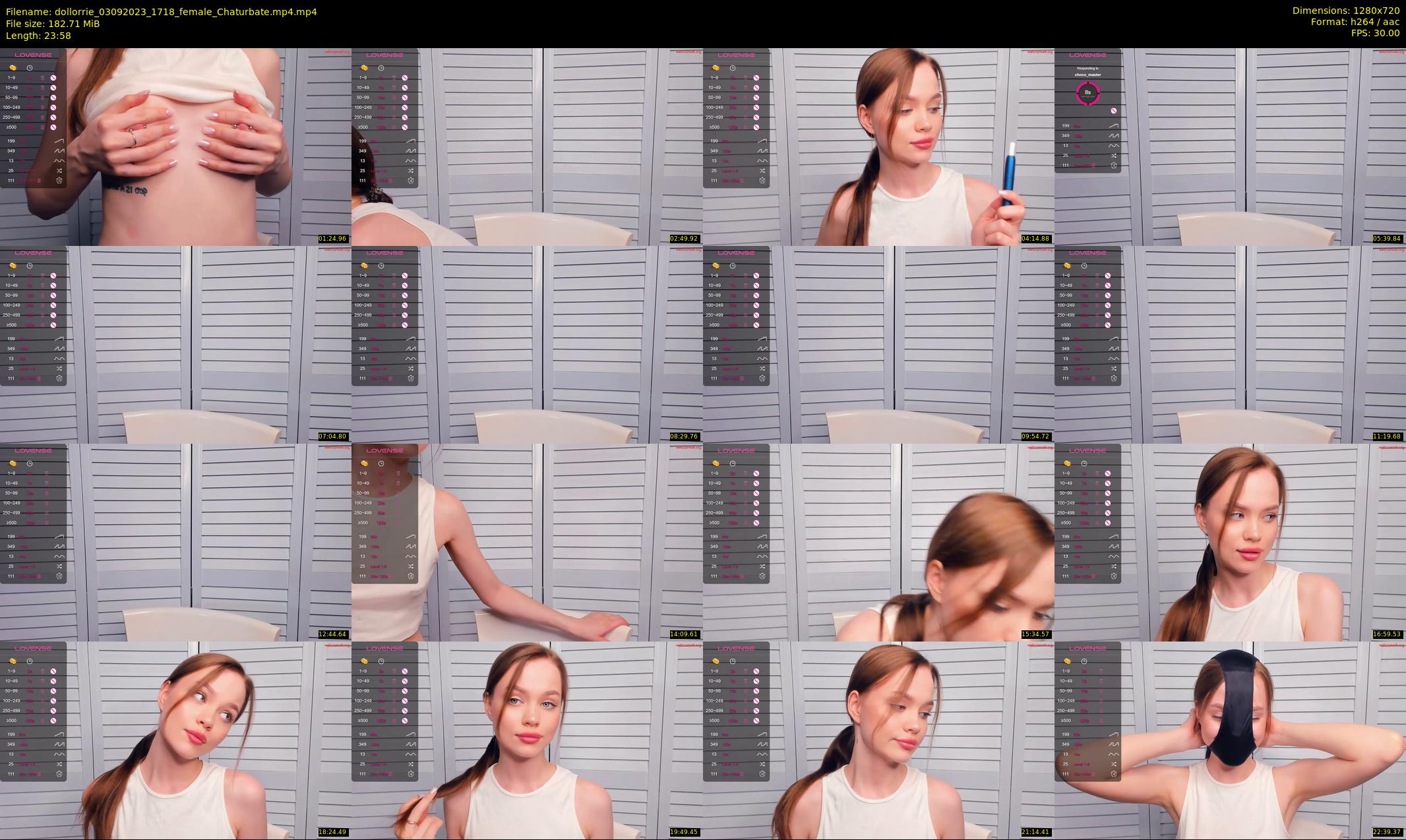 dollorrie — 24 minute Chaturbate couple cam show recording, 720p, Sep 3, 2023