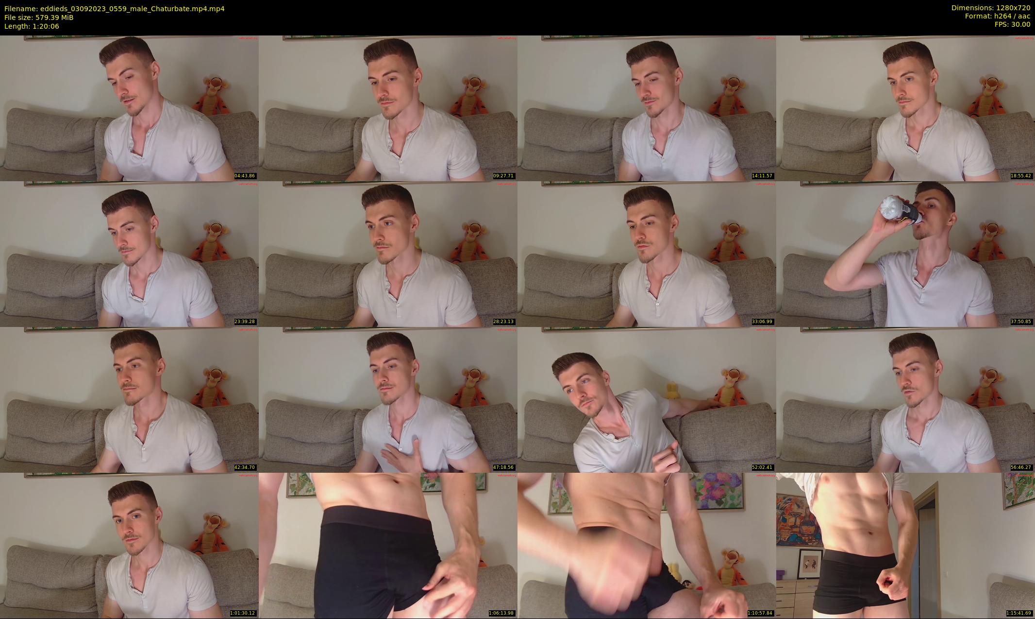 eddieds — 81 minute Chaturbate male cam show recording, 720p, Sep 3, 2023